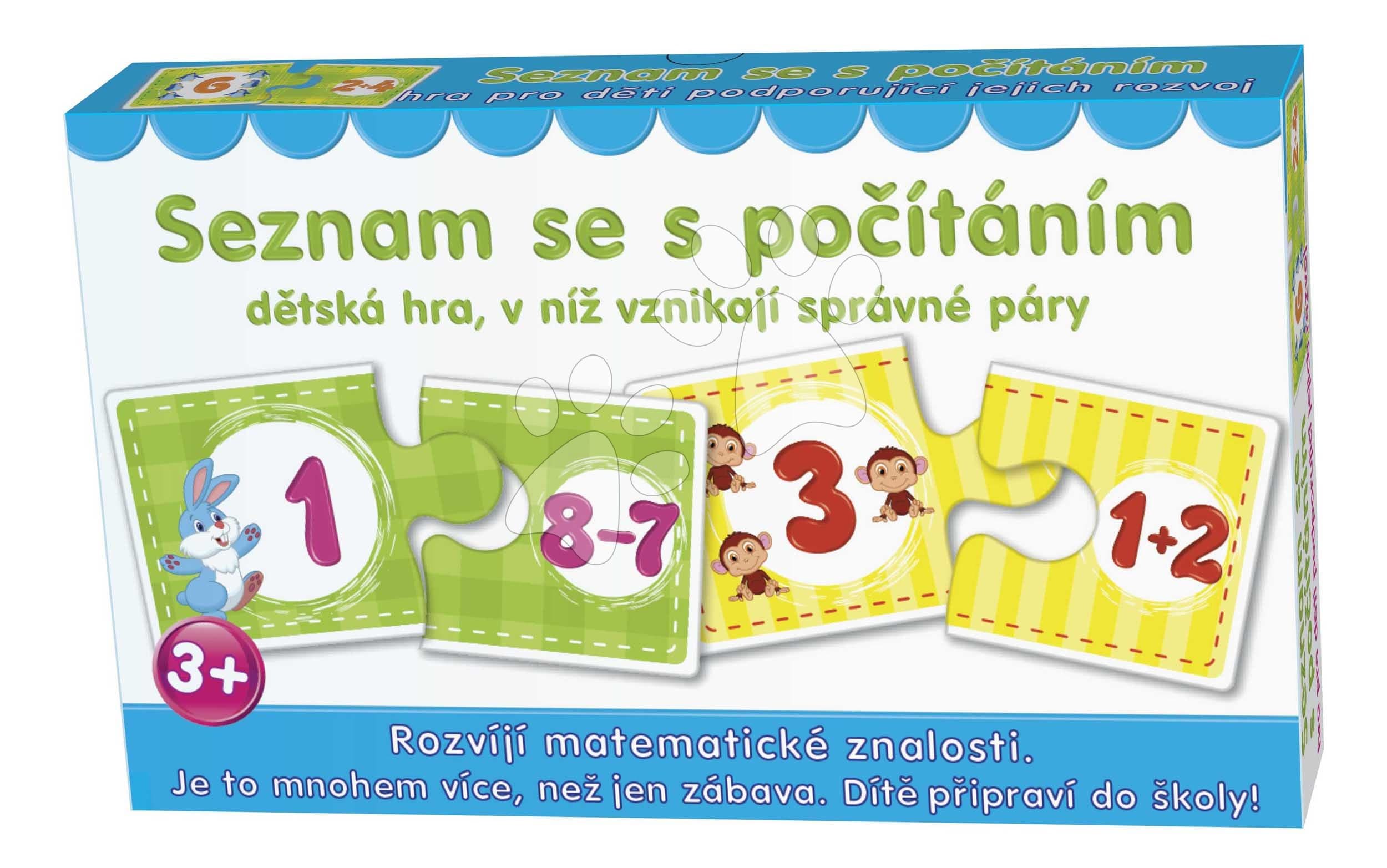 Náučná spoločenská hra Zoznám sa s počtami Dohány česká verzia