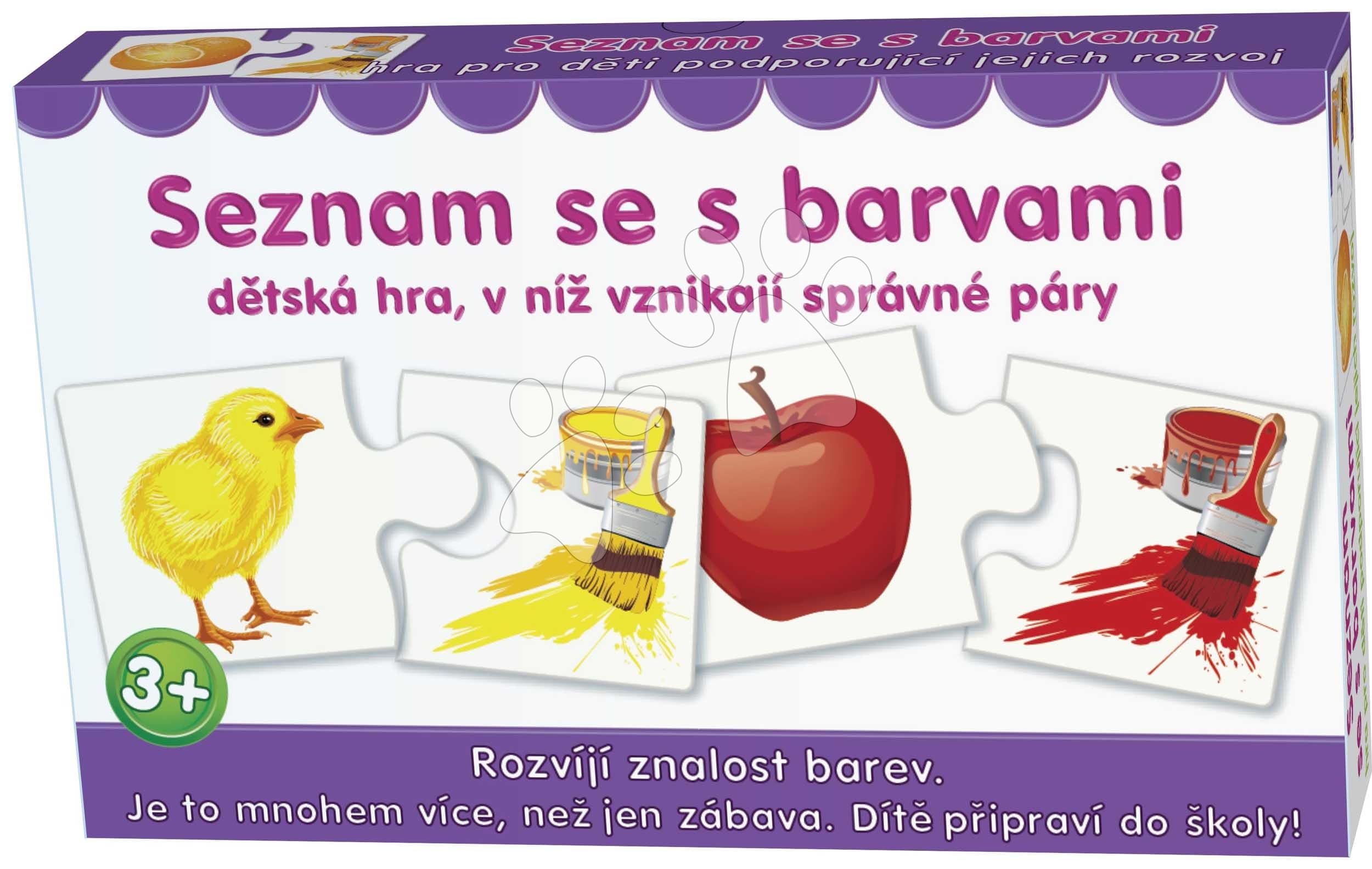 Náučná spoločenská hra Zoznám sa s farbami Dohány česká verzia