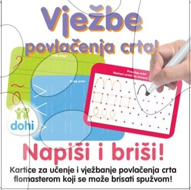 Náučná hra Kresli a zmaž Línie Dohány chorvátska verzia 1