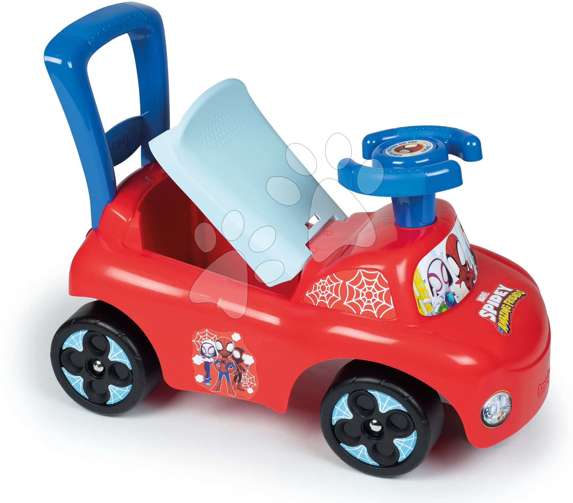 Odrážadlo a chodítko Spidey Disney Smoby s opierkou a úložným priestorom od 10 mes 1