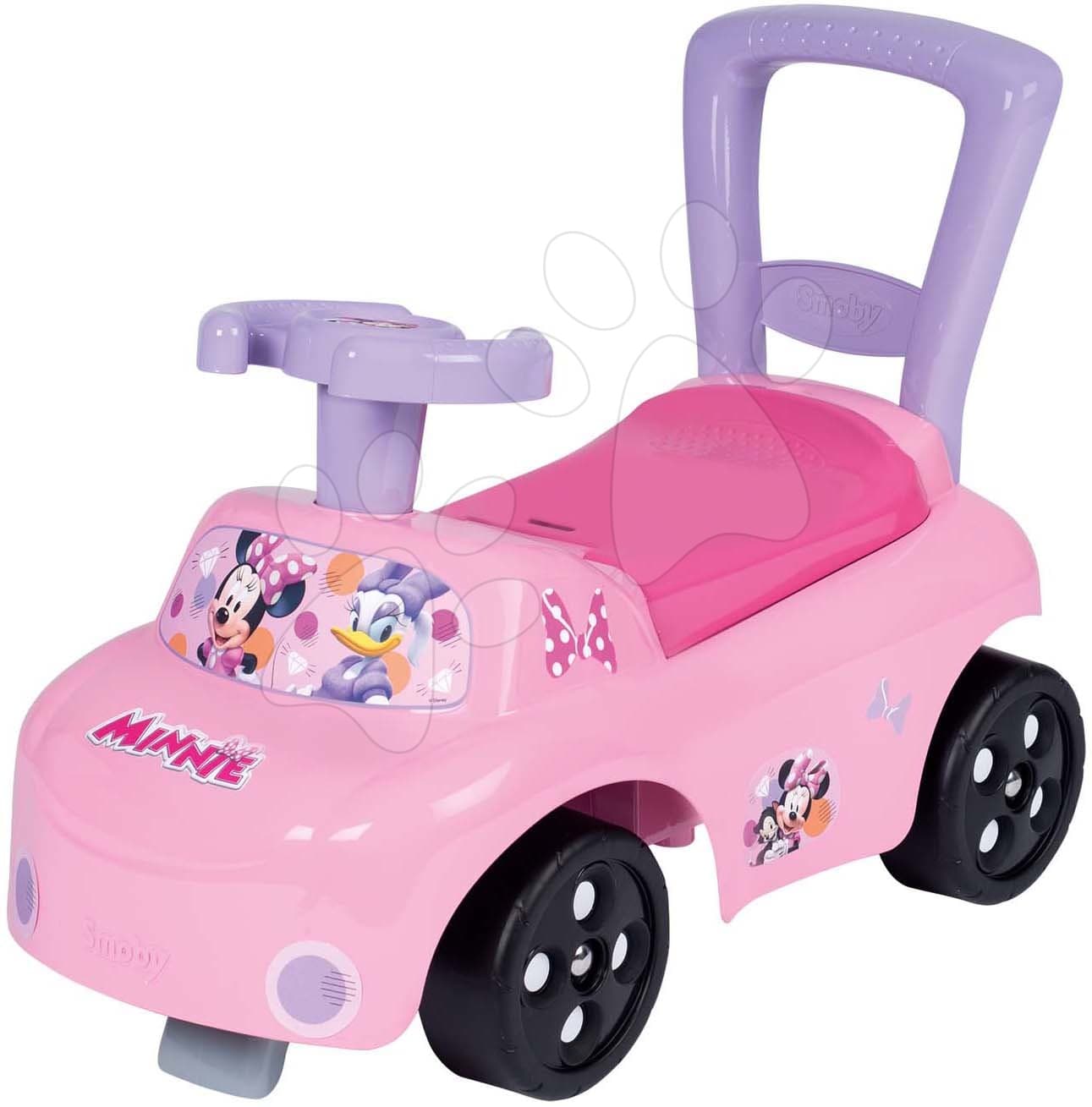 Odrážadlo a chodítko Minnie Auto Ride-On Disney Smoby s opierkou a úložným priestorom od 10 mes 1