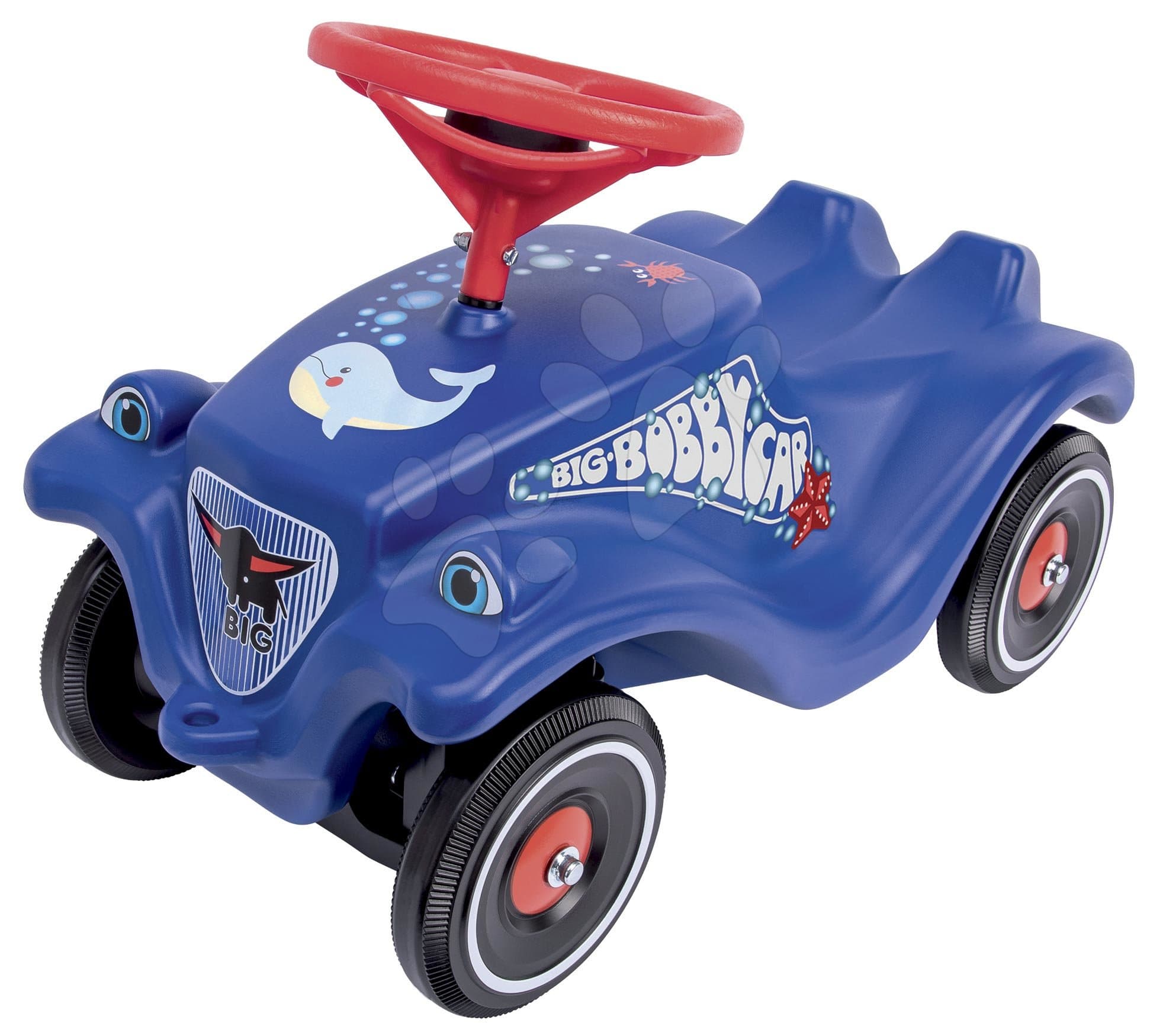 Odrážadlo auto Bobby Car Classic Ocean BIG modré so zvukom a nálepkami mora od 12 mes