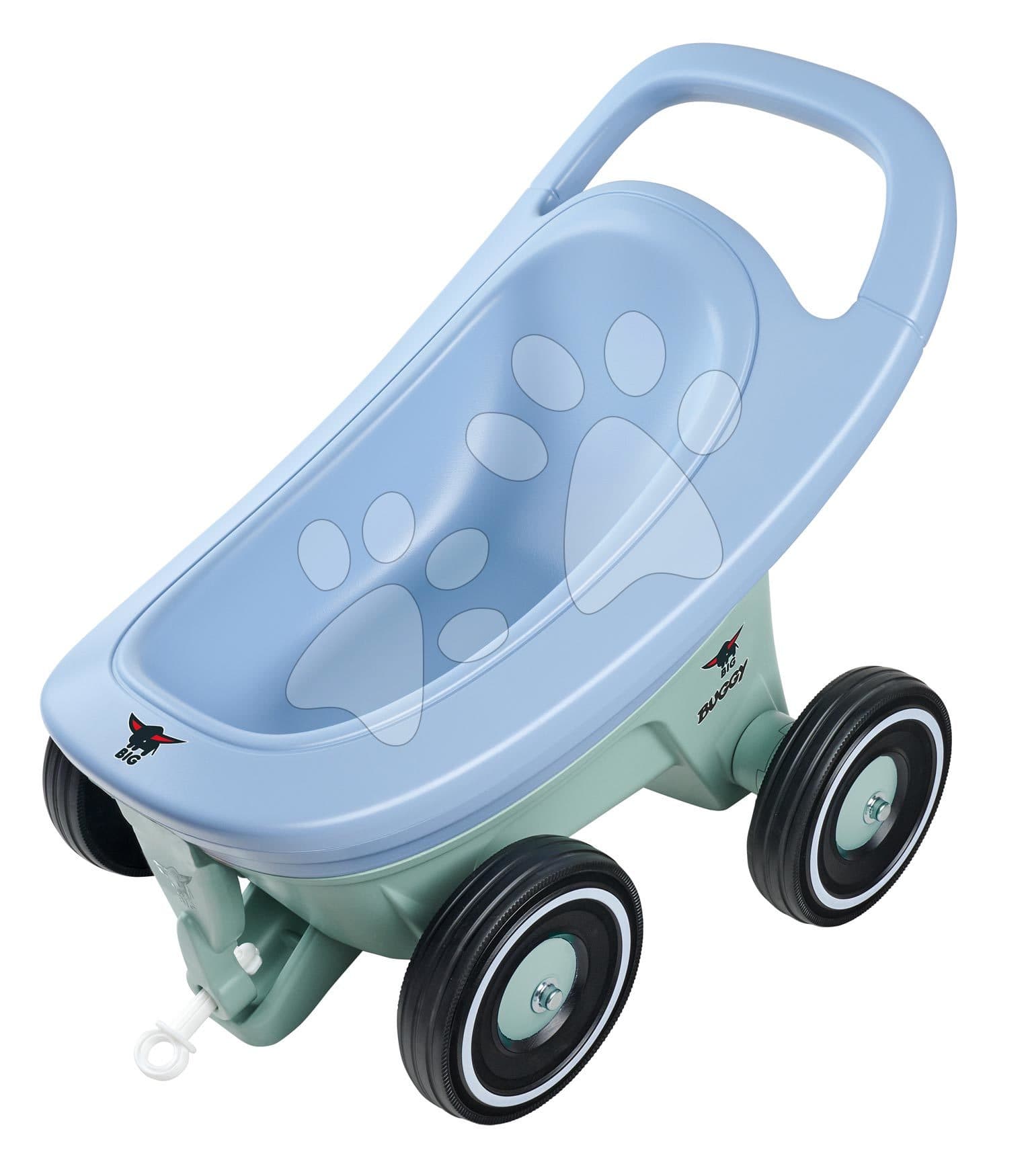 Chodítko a kočík a príves Buggy 3v1 Baby Walker BIG s brzdou k odrážadlám Classic&Neo&Next od 12 mes