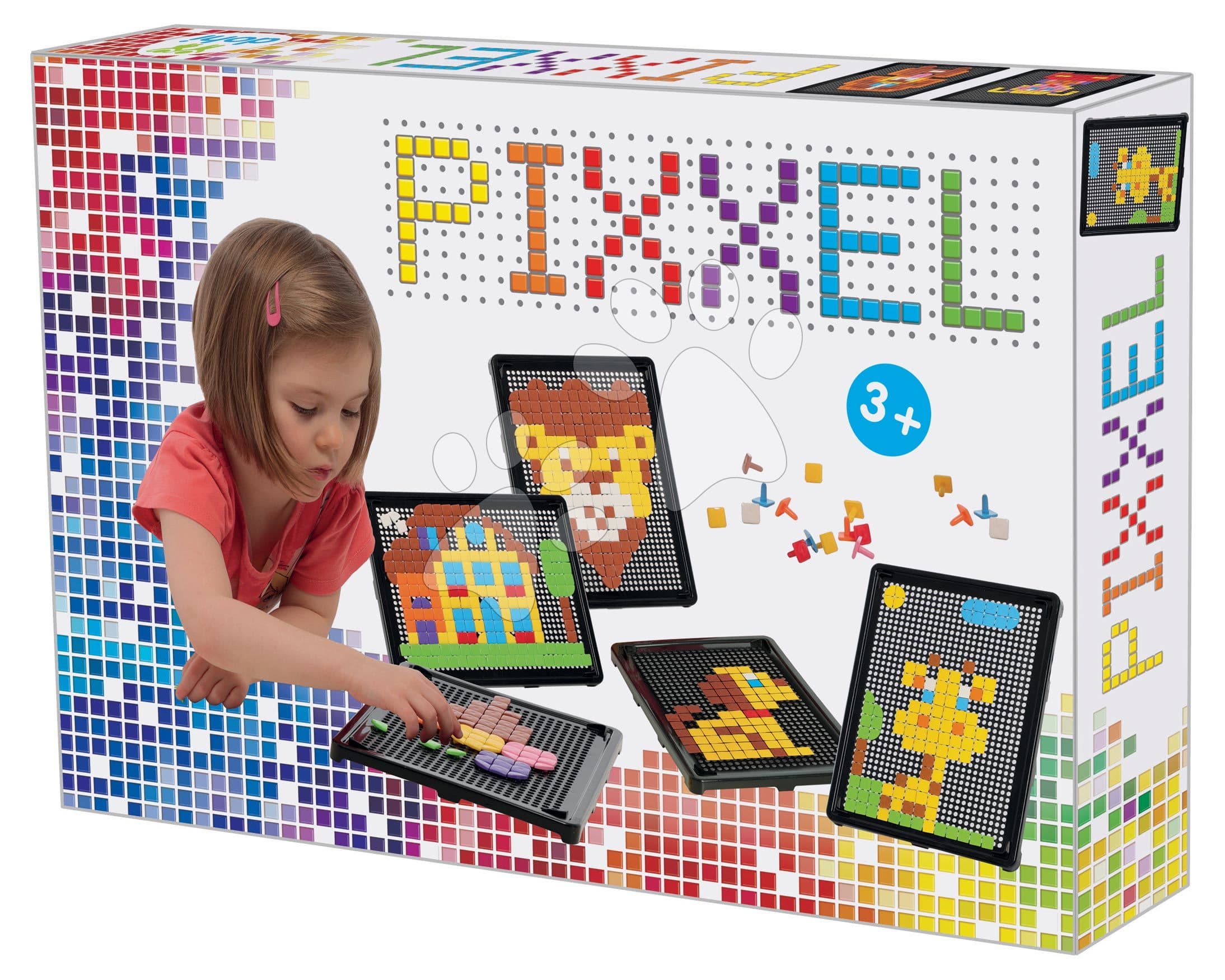 Kreatívne tvorenie Mozaika Pixxel zvieratká Dohány veľká 35*24 cm od 3 rokov 1