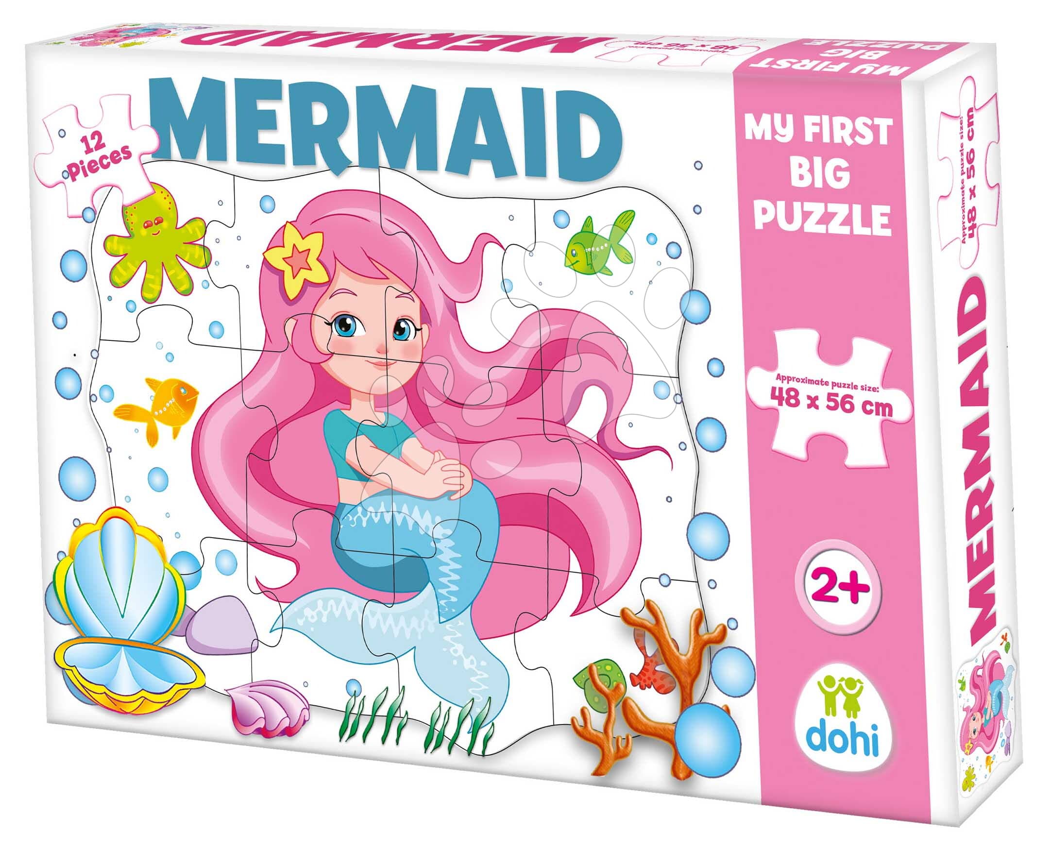 Puzzle podlahové morská víla Dohány veľké 12 dielov od 24 mes