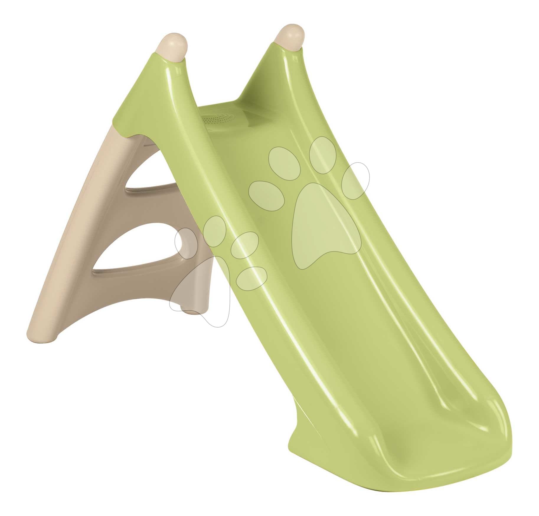 Šmykľavka s vodnou hrou 90 cm XS Slide Green Life Smoby s UV filtrom zelená od 24 mes 1