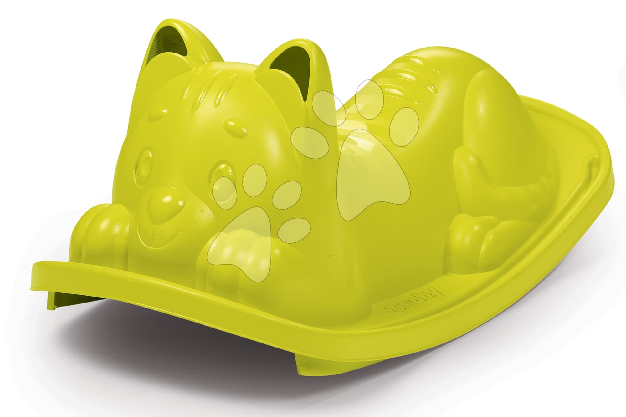 Smoby detská hojdačka Kocúr s držiakmi zelená 830104 1