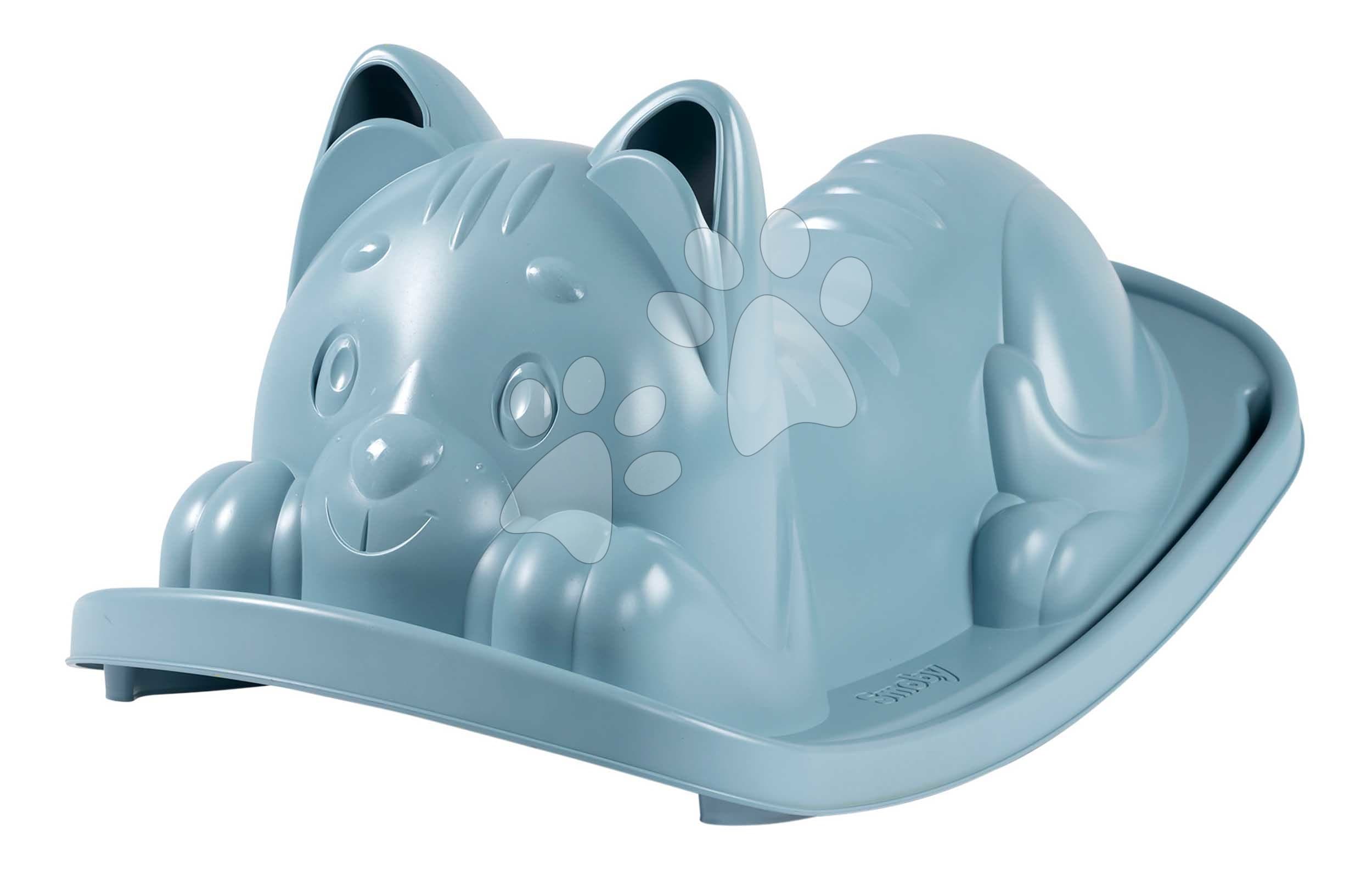 Hojdačka mačka Blue Cat Rocker Life Smoby modrá s ergonomickým sedadlom s UV filtrom od 18 mes