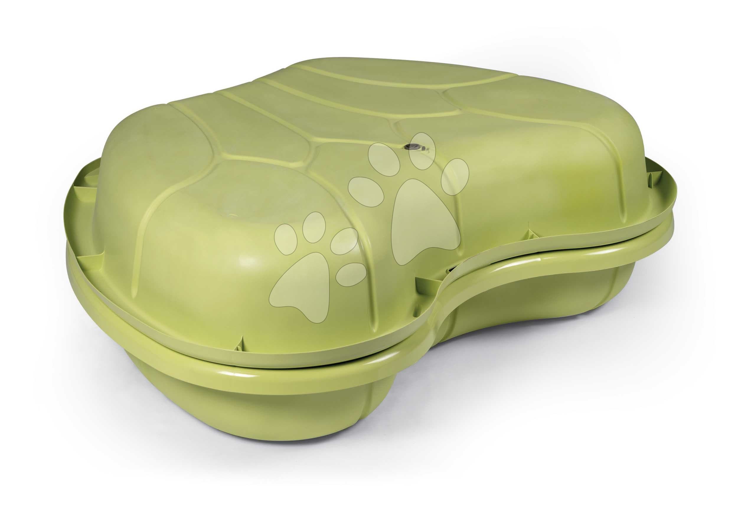 Pieskovisko s vodotryskom Motýľ Butterfly Sand Pit Life Smoby objem 2*95 litrov 167*111 cm zelené od 24 mes