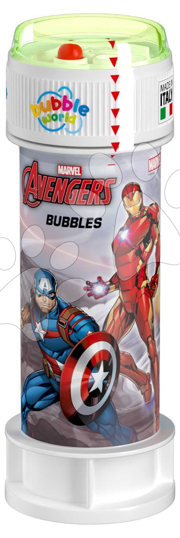 Bublifuk Princezné Disney a Avengers Bubble World Dulcop hypoalergénny bez niklu a parabénov 1