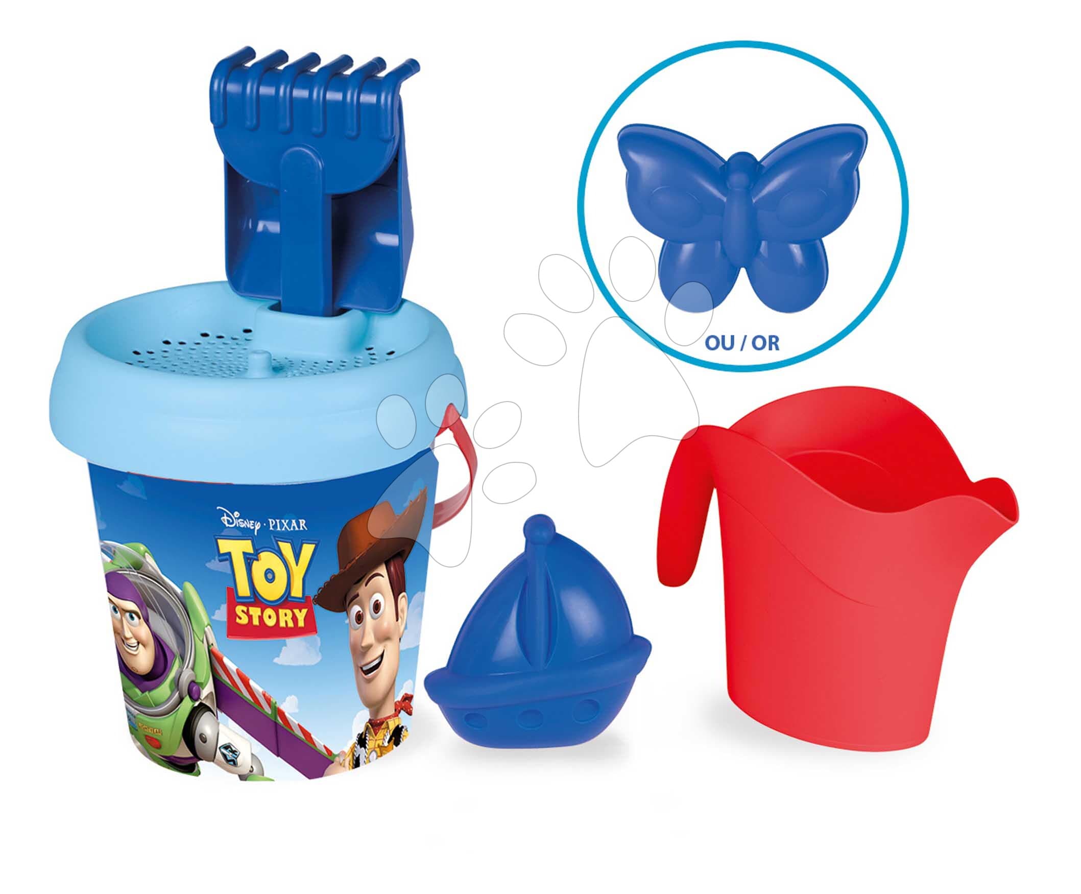Vedro set Toy Story Medium Garnished Bucket Smoby s krhlou 6 dielov 18 cm výška od 18 mes 1