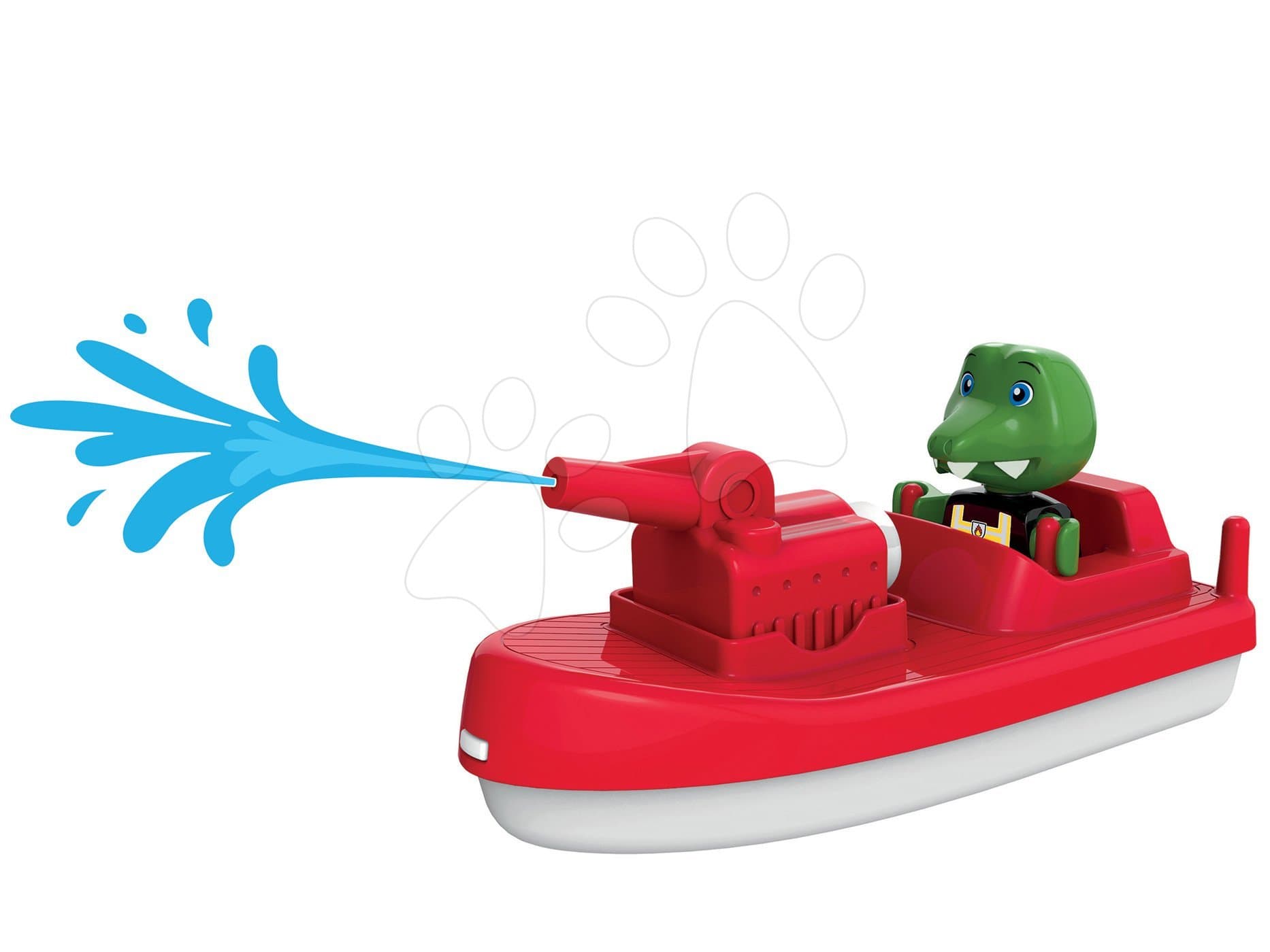 AquaPlay loď s vodným delom Fireboat a kapitánom krokodílom Nilsom 262 1