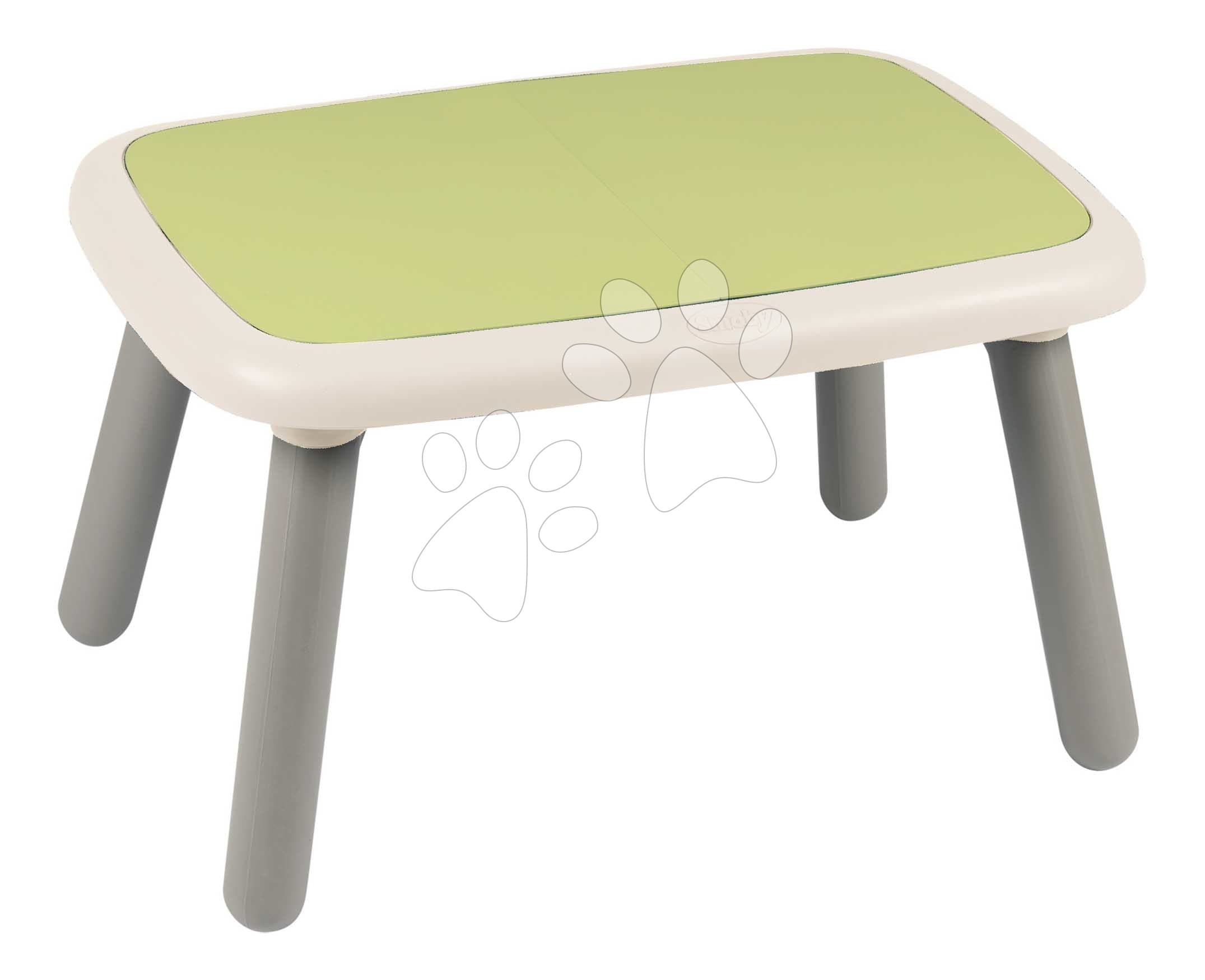 Stôl pre deti KidTable Life Smoby šedozelený s UV filtrom 76*52*45 cm od 18 mes