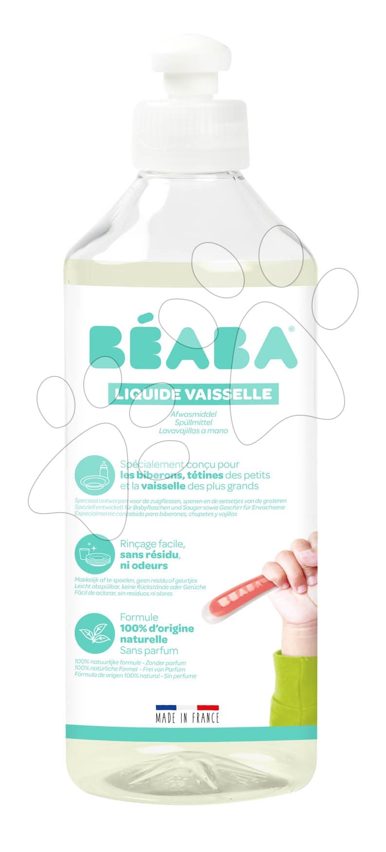 Prípravok na umývanie riadu Beaba Washing Up Liquid neparfumovaný 500 ml 1