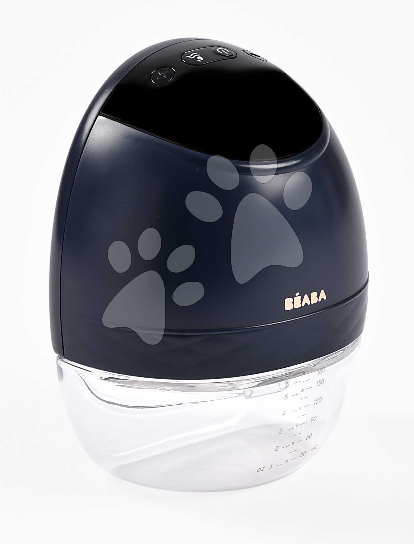 Odsávačka materského mlieka Hands-Free Electric Breast Pump Night Blue Beaba elektrická 3 režimy a 9 úrovní výkonu 180 ml 1
