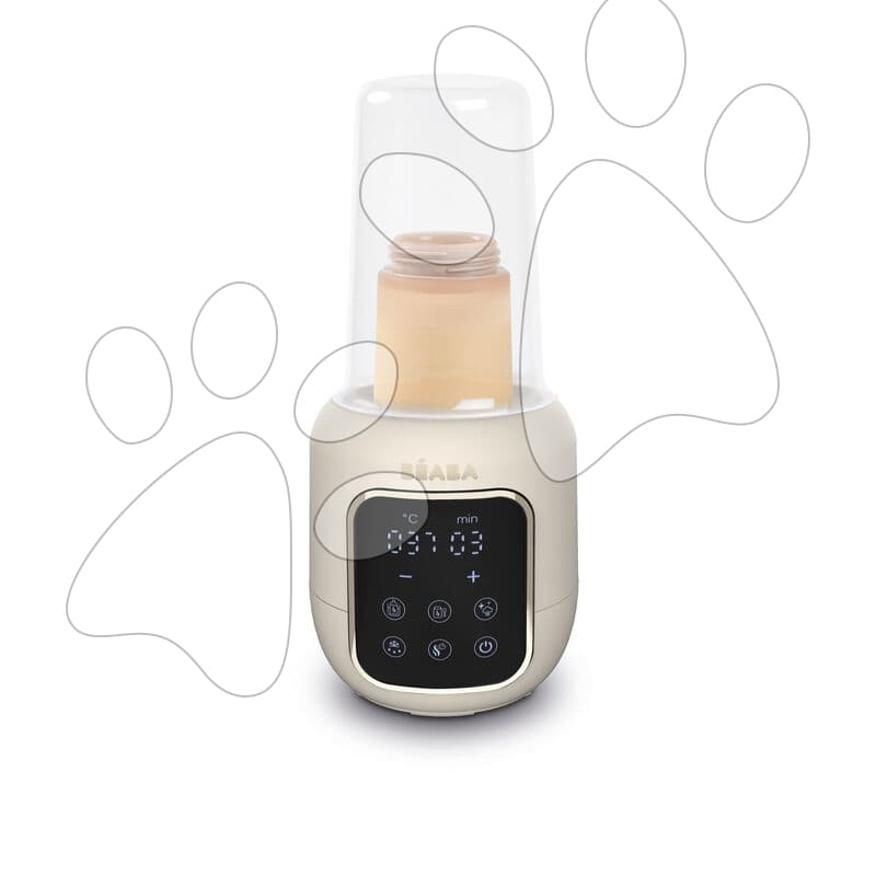 Ohrievač dojčenských fliaš a sterilizátor Multi Milk Clay Beaba 5 programov béžový od 0 mes 1