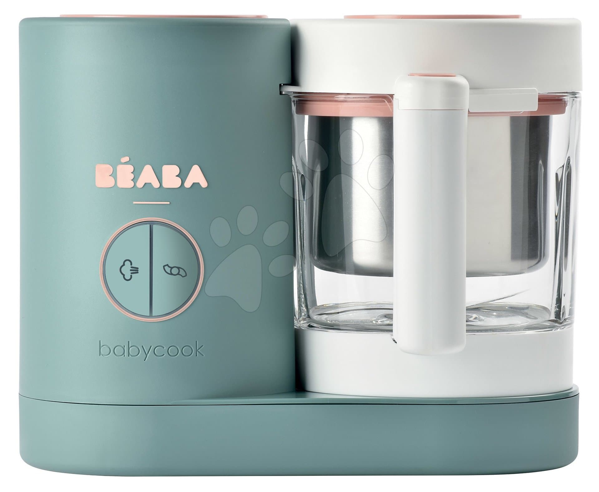 Parný varič a mixér Beaba Babycook® Neo Eucalyptus zeleno-strieborná od 0 mes 1