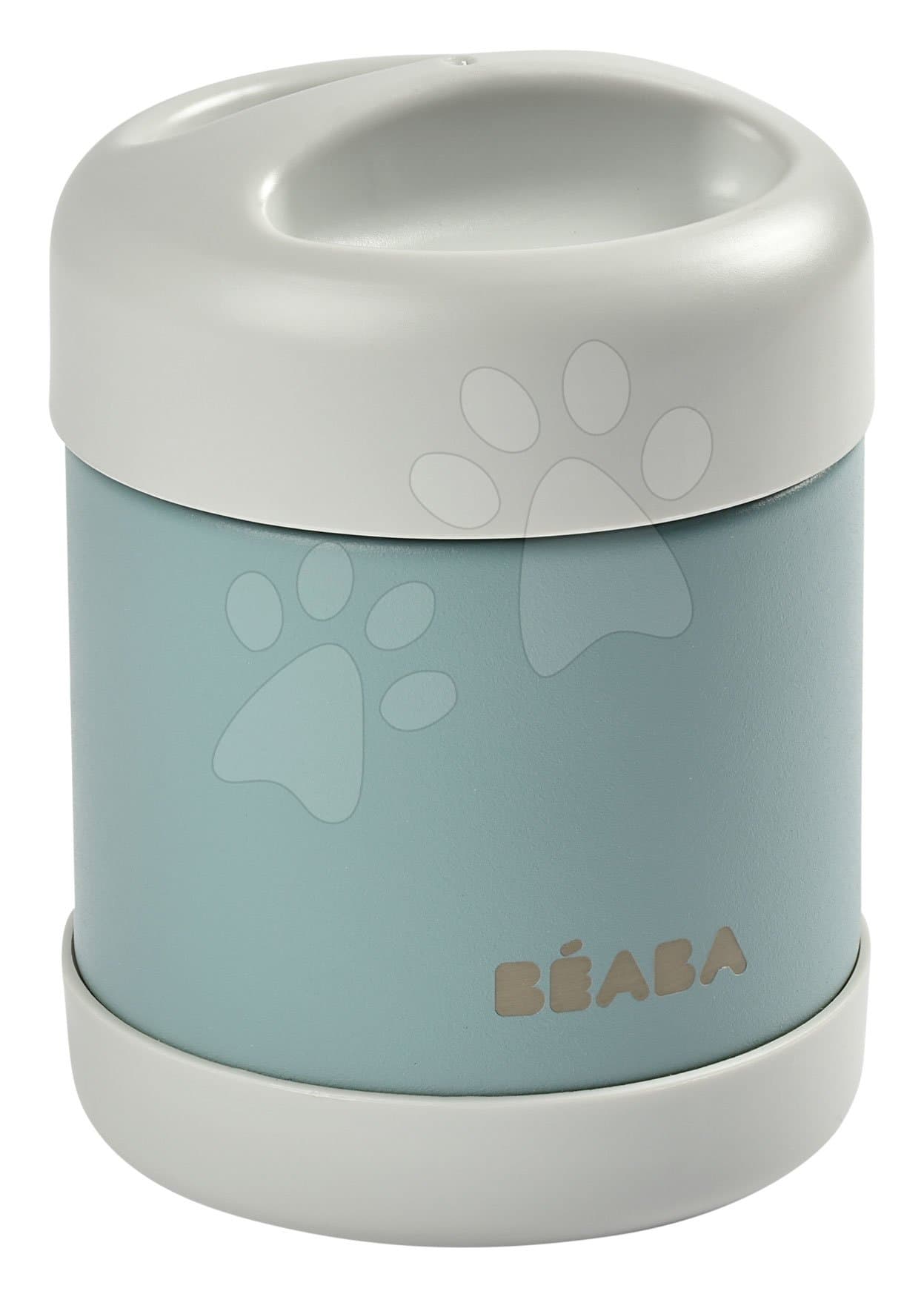Termoska so širokým otvorom Beaba Stainless Steel Portion 300 ml eucalyptus z kvalitnej nehrdzavejúcej ocele zelená
