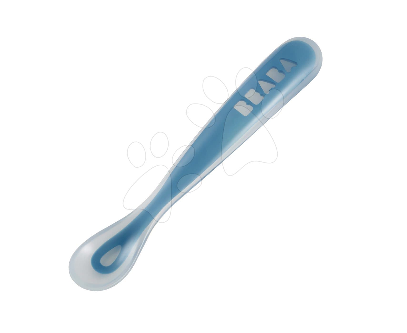 Beaba lyžička pre deti Ergonomic zo silikónu 913381 modrá 1