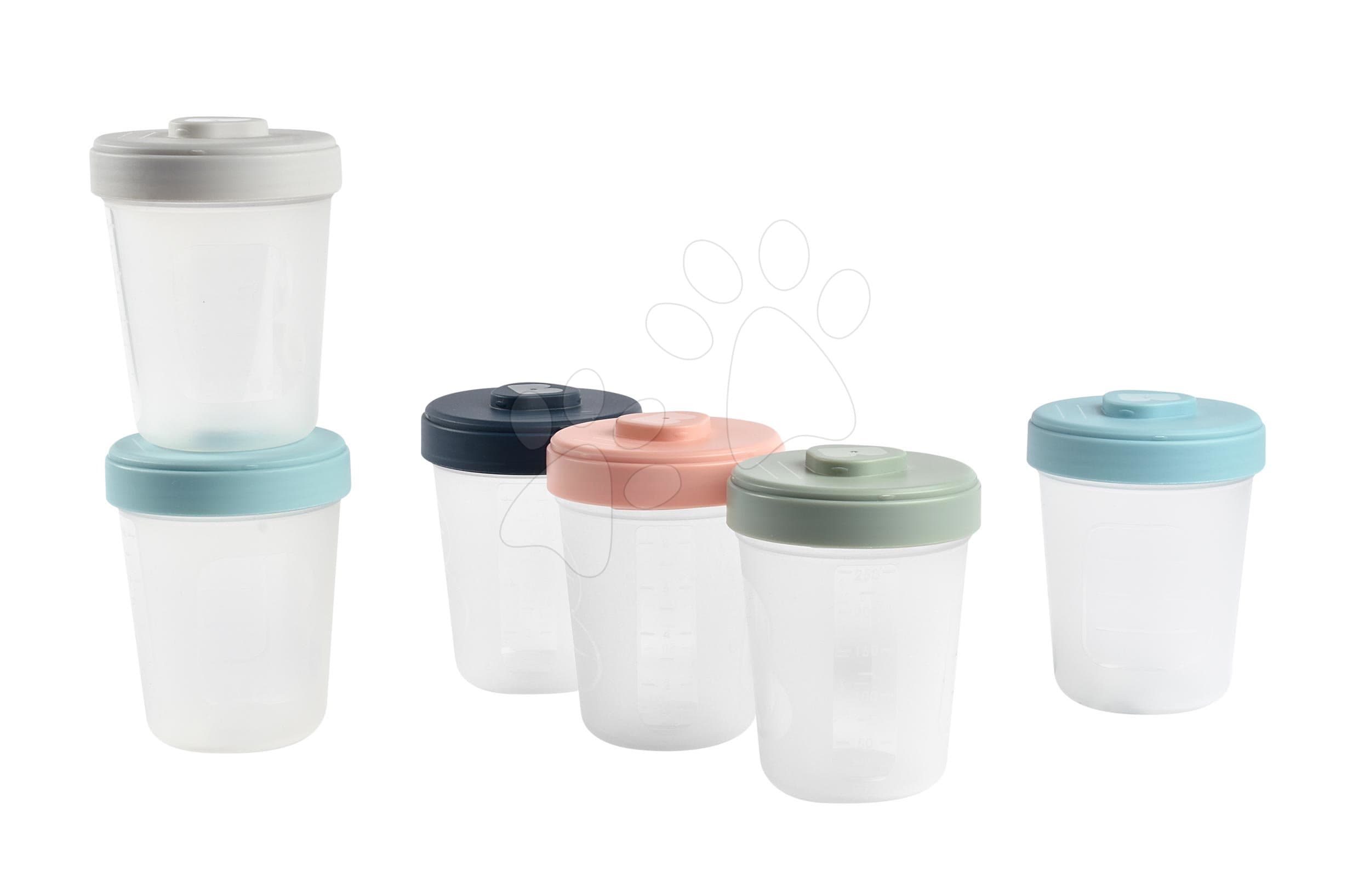 Set 6 dóz na jedlo Beaba Toddler Food Storage 6 clip 6x250 ml 1