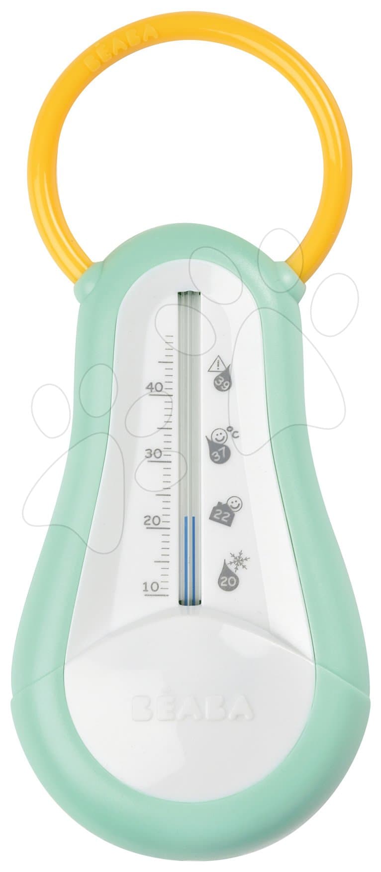 Teplomer do vaničky Baby Bath Aqua Beaba od 0 mes zelený 1