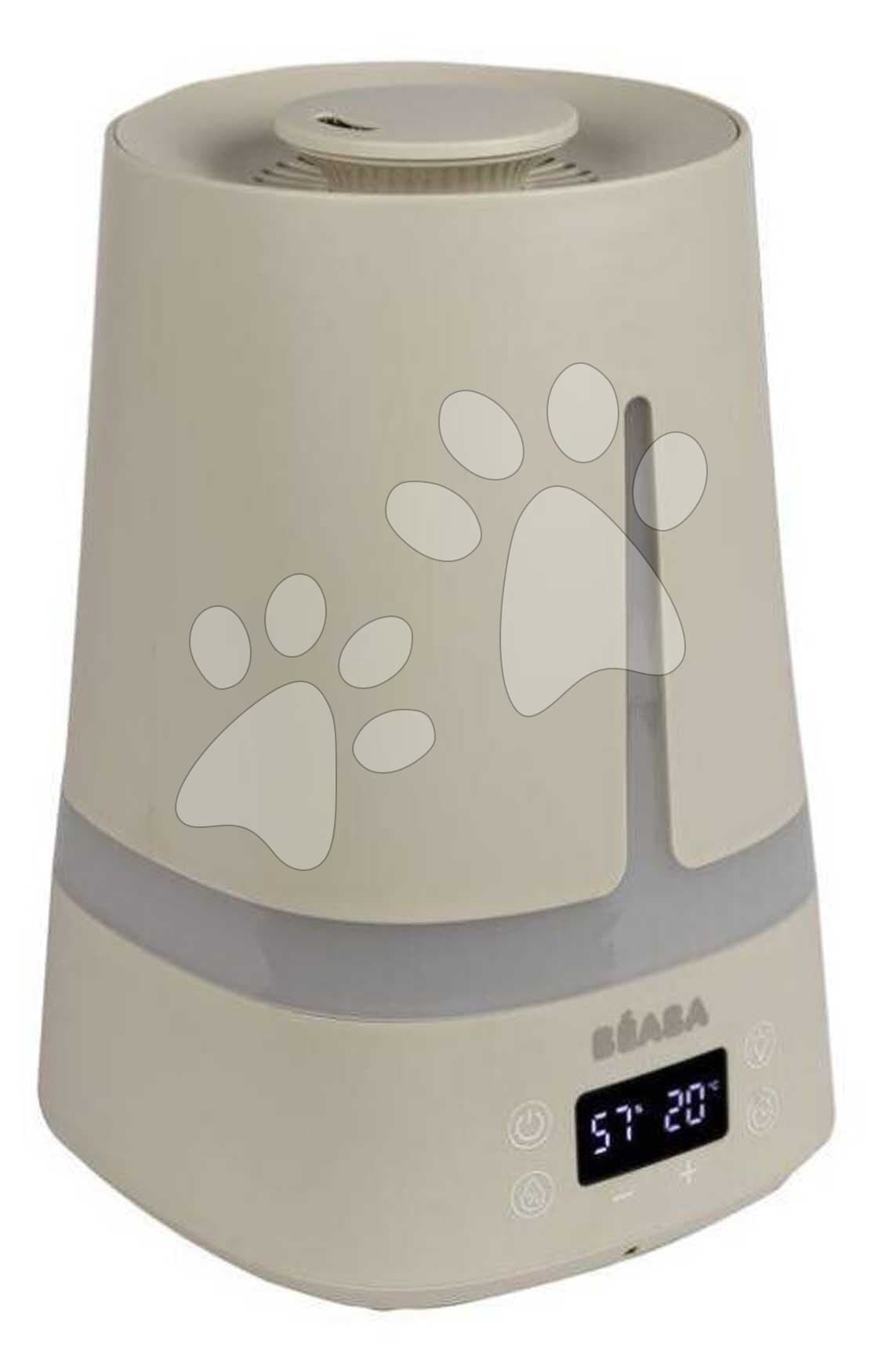 Zvlhčovač vzduchu Zen Air Humidifier Clay Beaba s nastaviteľnou tryskou a integrovaným nočným svetlom s LED displejom 1