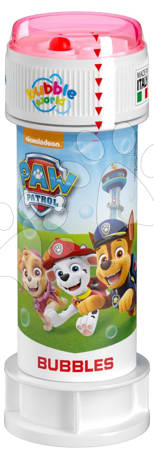 Bublifuk Paw Patrol Bubble World Dulcop hypoalergénny bez niklu a parabénov 1