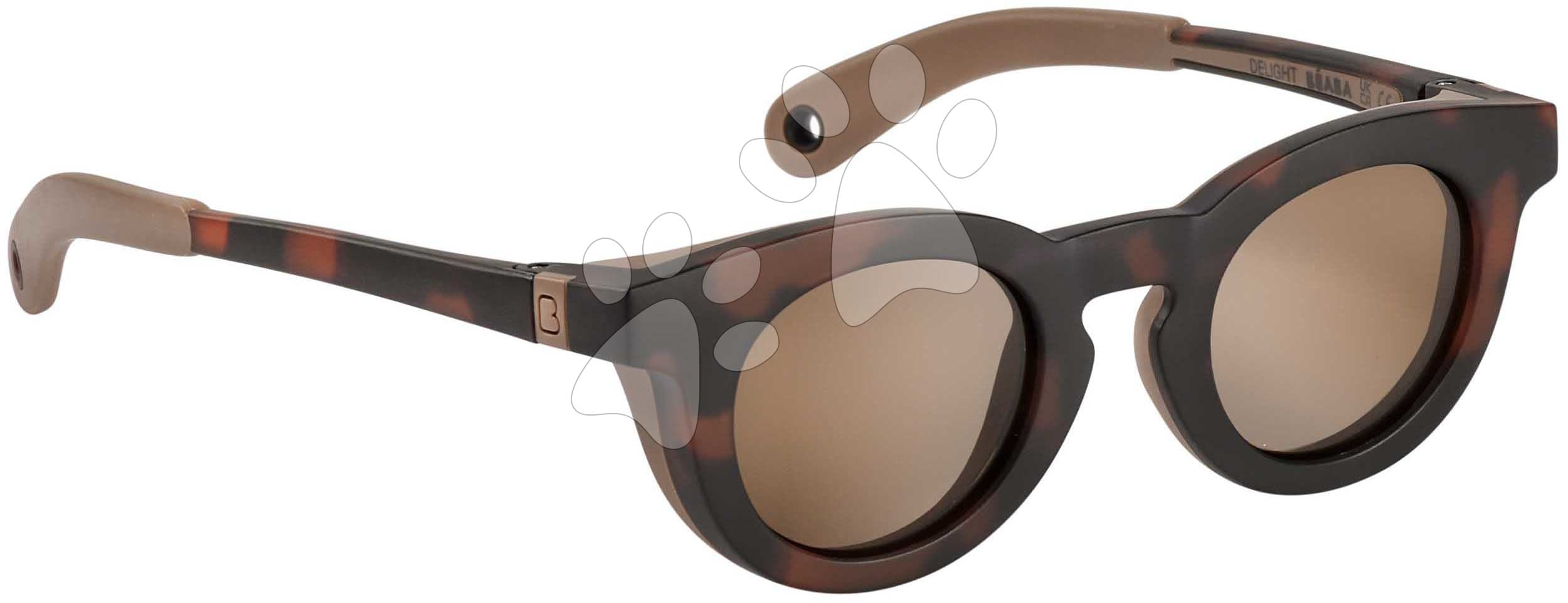 Slnečné okuliare pre deti Beaba Delight Dark Tortoise hnedé od 9-24 mes 1