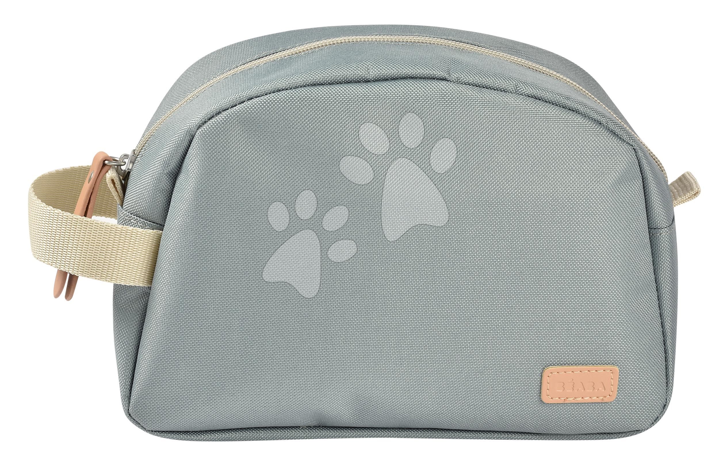 Kozmetická taštička Toiletry Pouch Beaba Sage Green so zipsom zelená 1