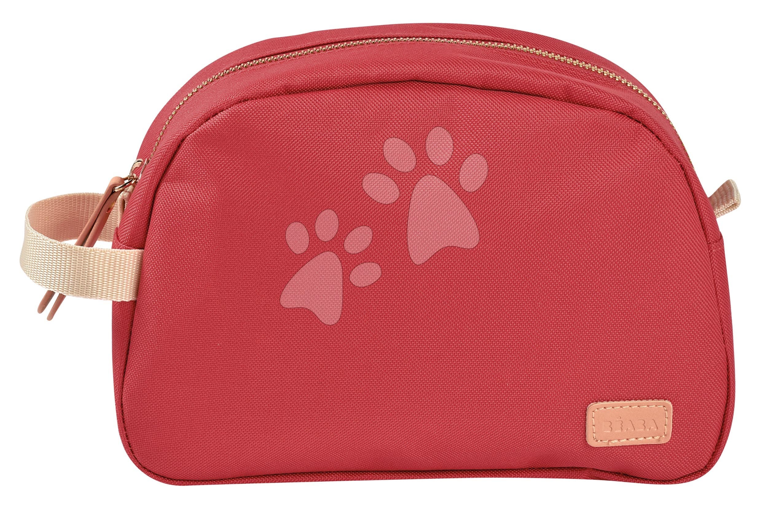 Kozmetická taštička Toiletry Pouch Beaba Terracotta so zipsom oranžová 1