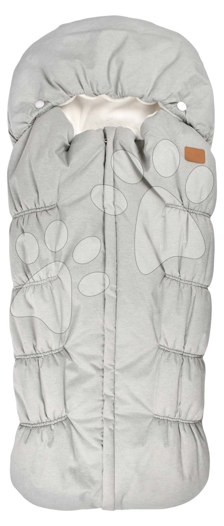 Fusak do kočíka Footmuff Beaba Heather Grey extra teplý nepremokavý sivý od 6-24 mes 1