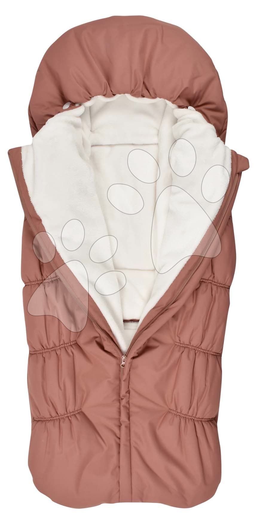 Fusak do kočíka Footmuff Beaba Terracotta extra teplý nepremokavý oranžový od 6-24 mes 1