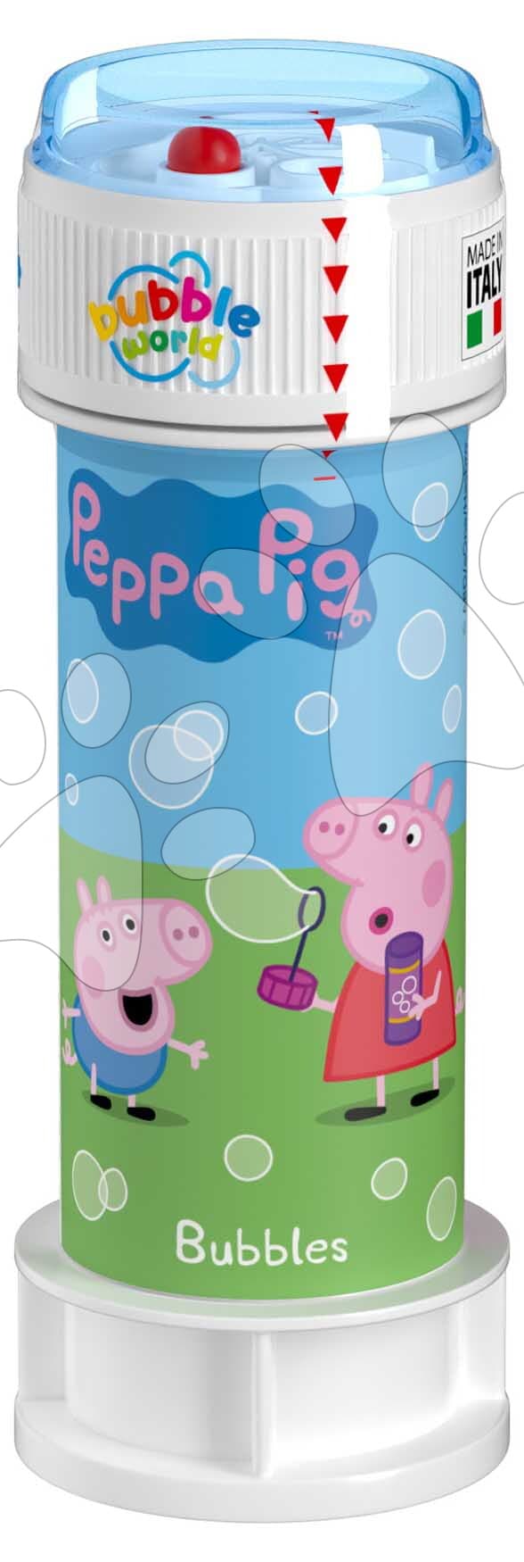 Bublifuk Peppa Pig Bubble World Dulcop hypoalergénny bez niklu a parabénov 1