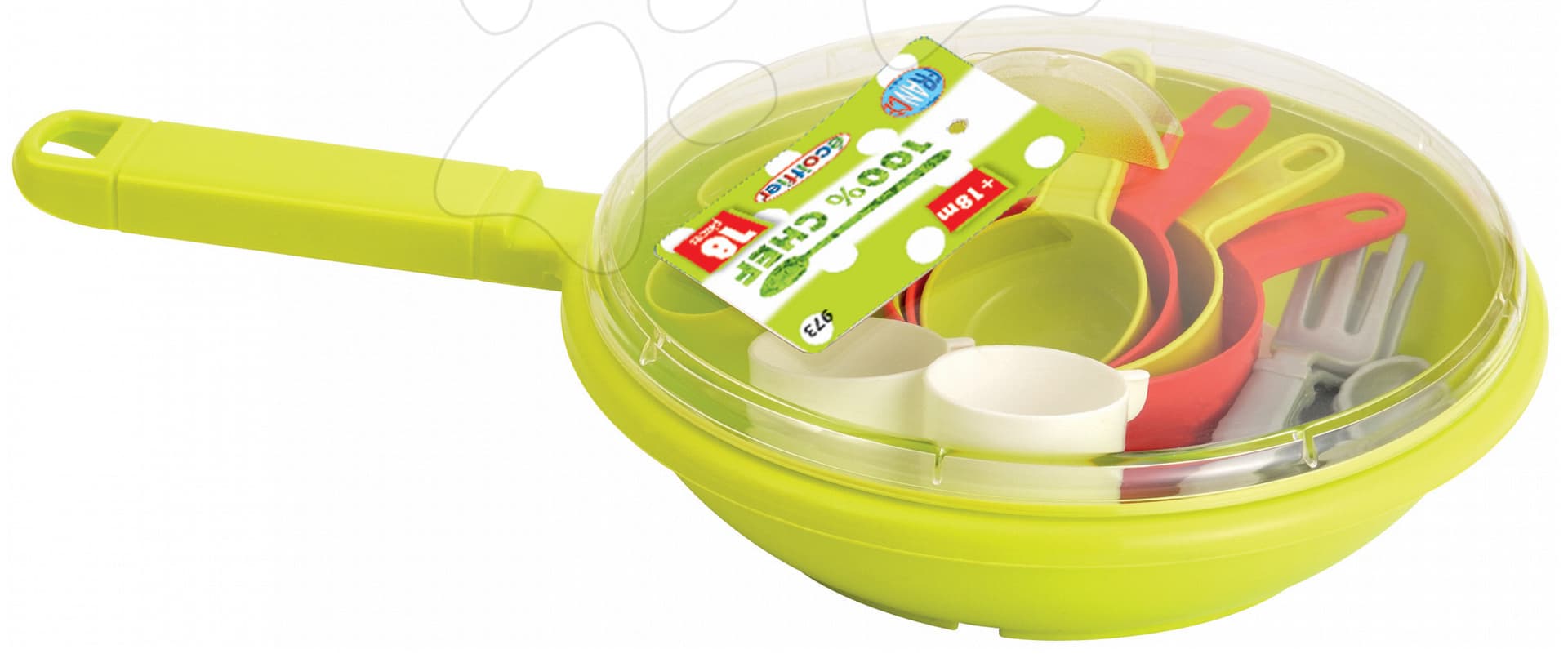 Écoiffier detská panvica Chef Cook 973-1 zelená 1