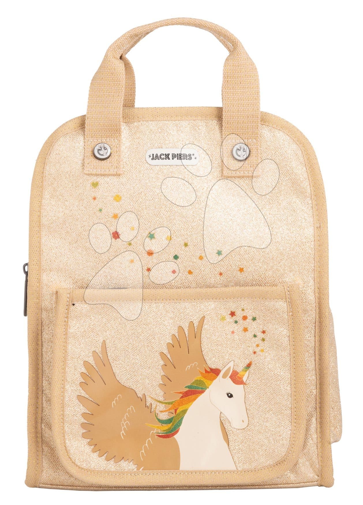 Školská taška batoh Backpack Amsterdam Medium Unicorn Jack Piers ergonomická luxusné prevedenie od 6 rokov 36*13*29 cm
