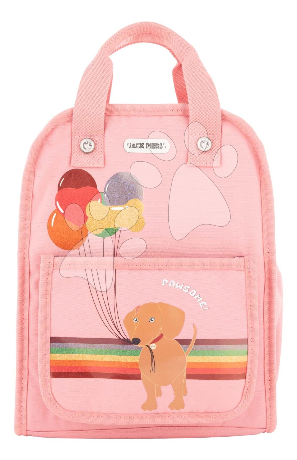 Školská taška batoh Backpack Amsterdam Medium Dog Jack Piers ergonomická luxusné prevedenie od 6 rokov 36*13*29 cm