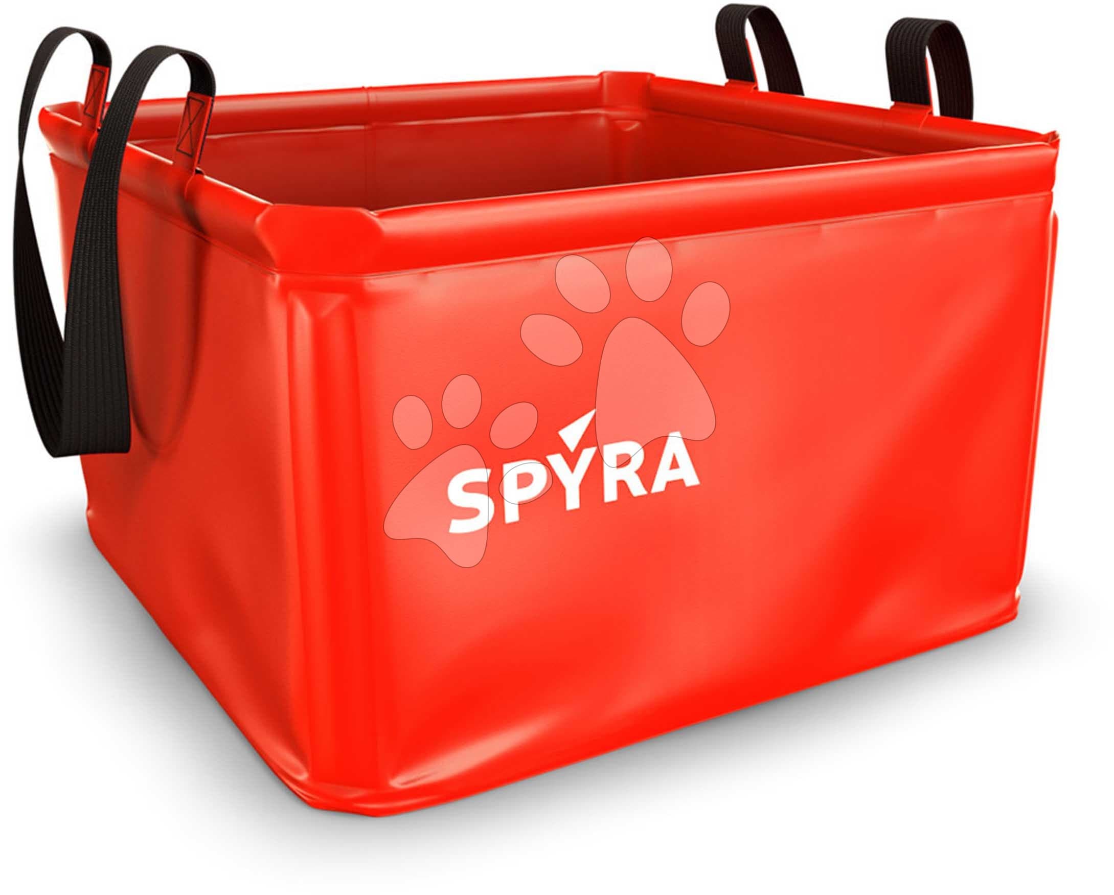 Nádrž pre vodné pištole SpyBase Red Spyra červená s objemom 15 litrov odolná skladacia s popruhmi od 8 rokov 1