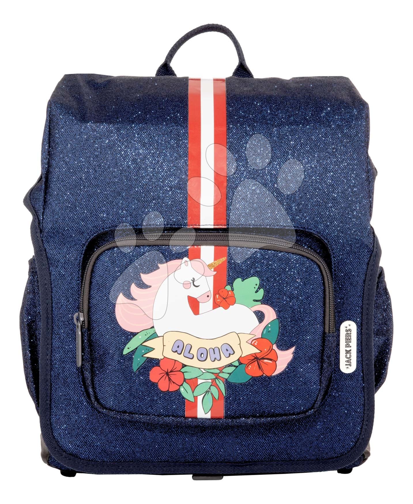 Školská taška batoh Backpack Berlin Aloha Jack Piers ergonomická luxusné prevedenie od 6 rokov 36*13*29 cm
