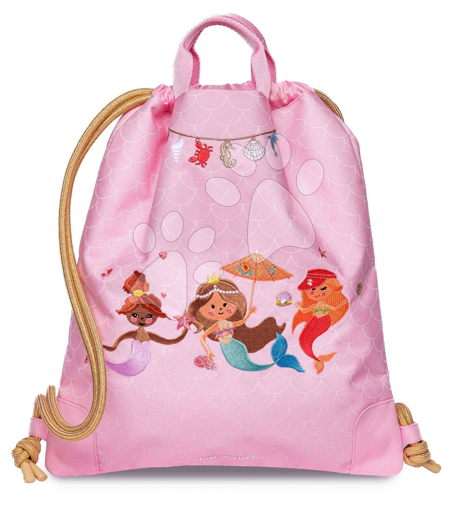 Školský vak na telocvik a prezuvky City Bag Mermaids Jeune Premier ergonomický luxusné prevedenie 40*36 cm