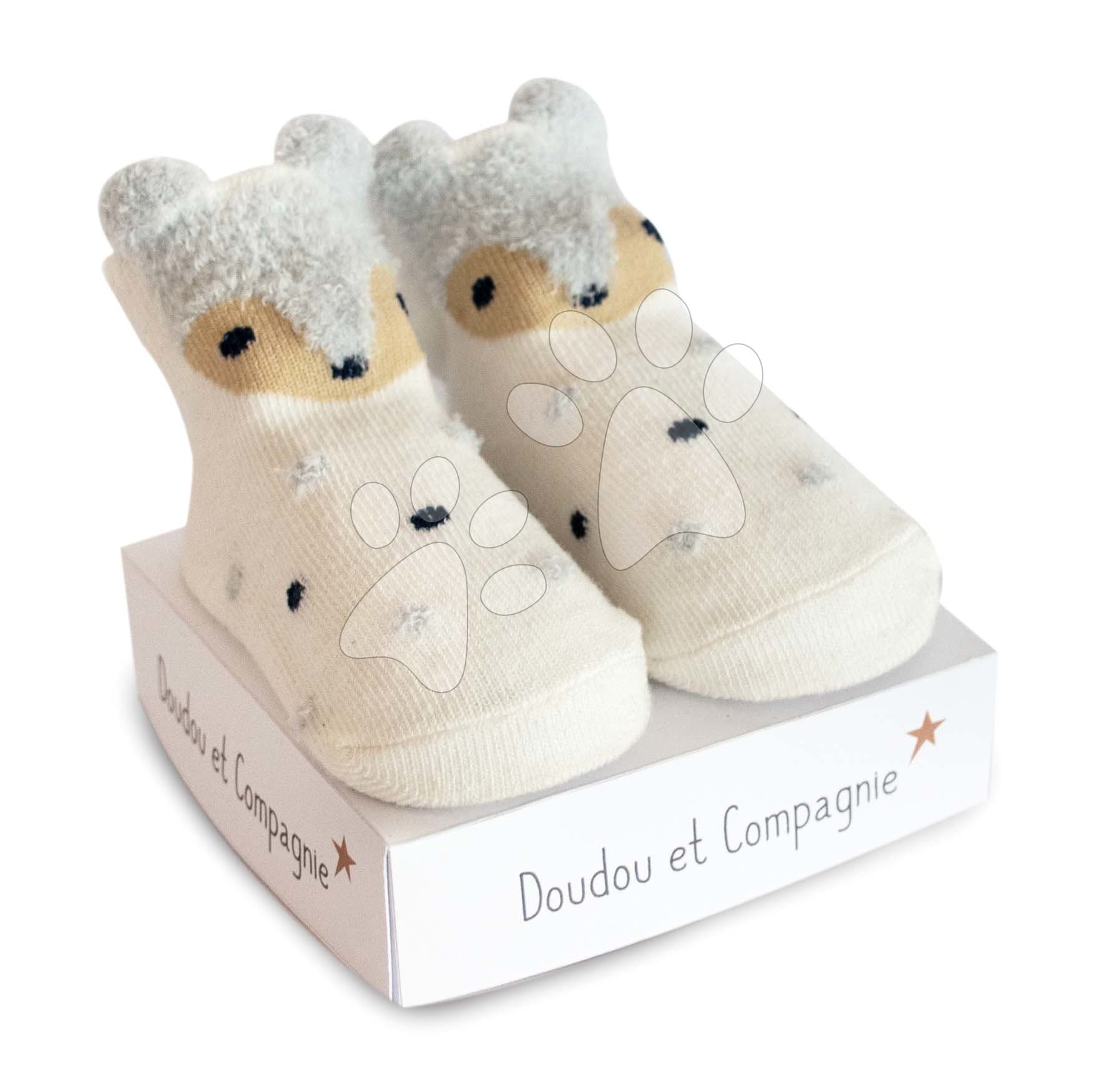 Ponožky pre bábätko Birth Socks Doudou et Compagnie so vzorom od 0-6 mes 1