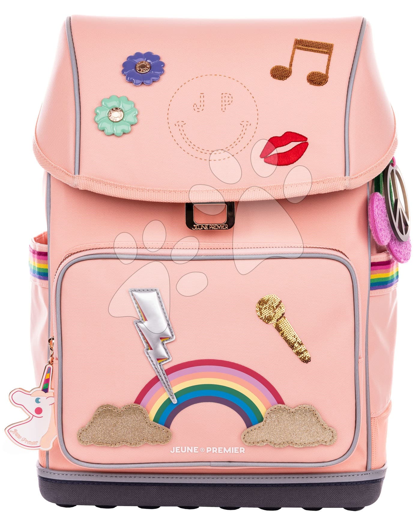Školský batoh veľký Ergomaxx Lady Gadget Pink Jeune Premier ergonomický luxusné prevedenie 41*27 cm