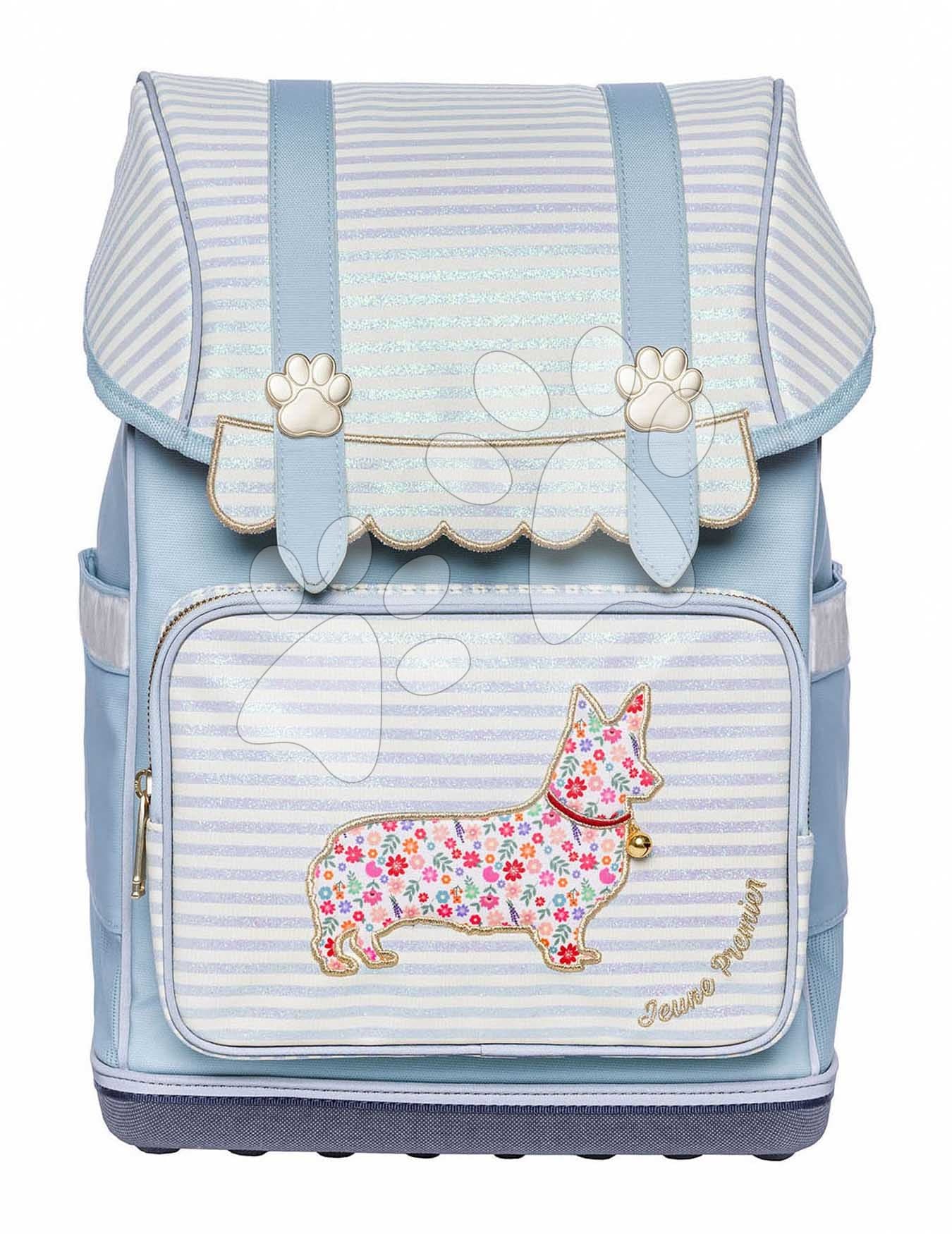 Školský batoh veľký Ergomaxx Liberty Corgi Jeune Premier ergonomický luxusné prevedenie 41*27 cm 1