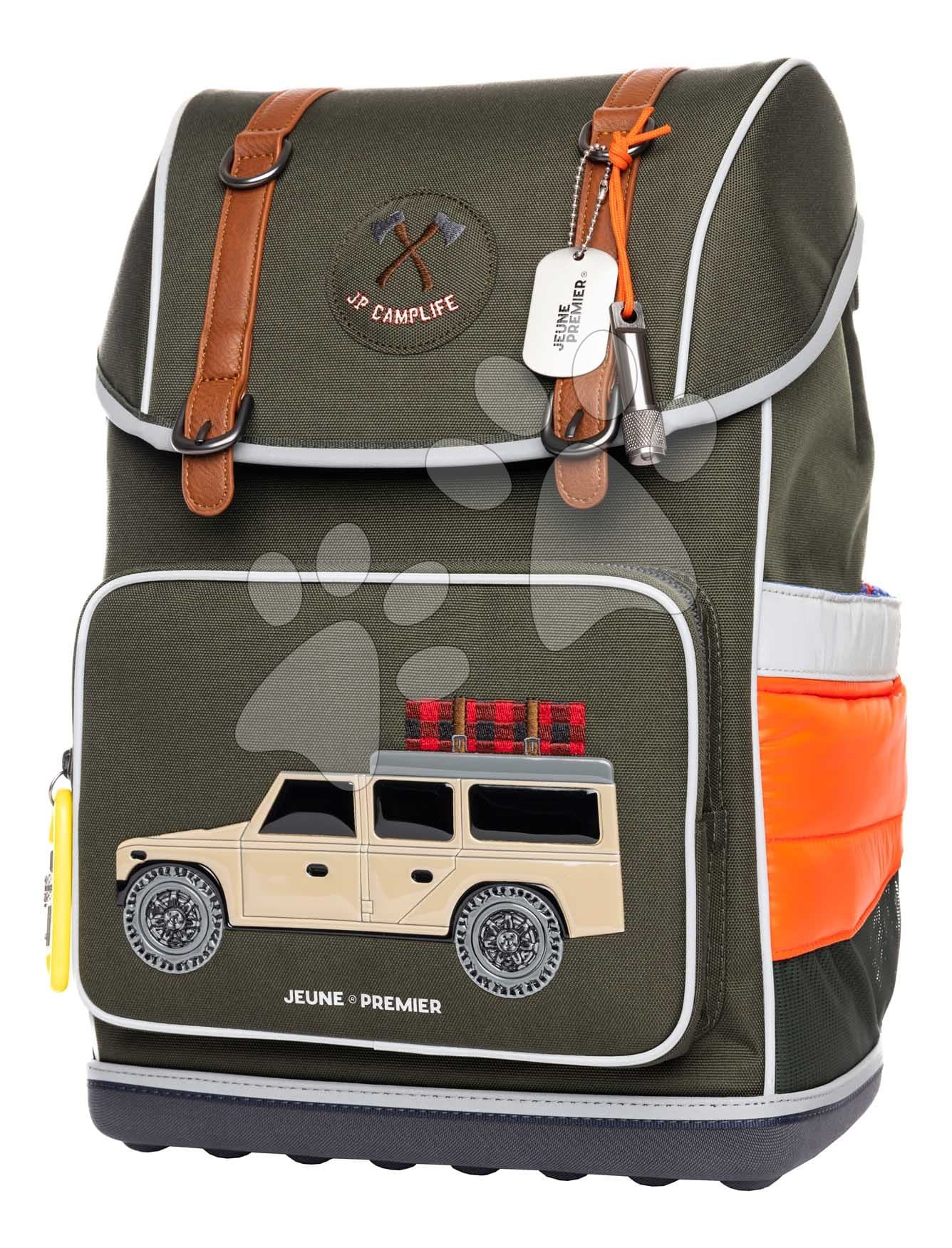 Školský batoh veľký Ergomaxx Camp Life Jeune Premier ergonomický luxusné prevedenie 41*27 cm 1