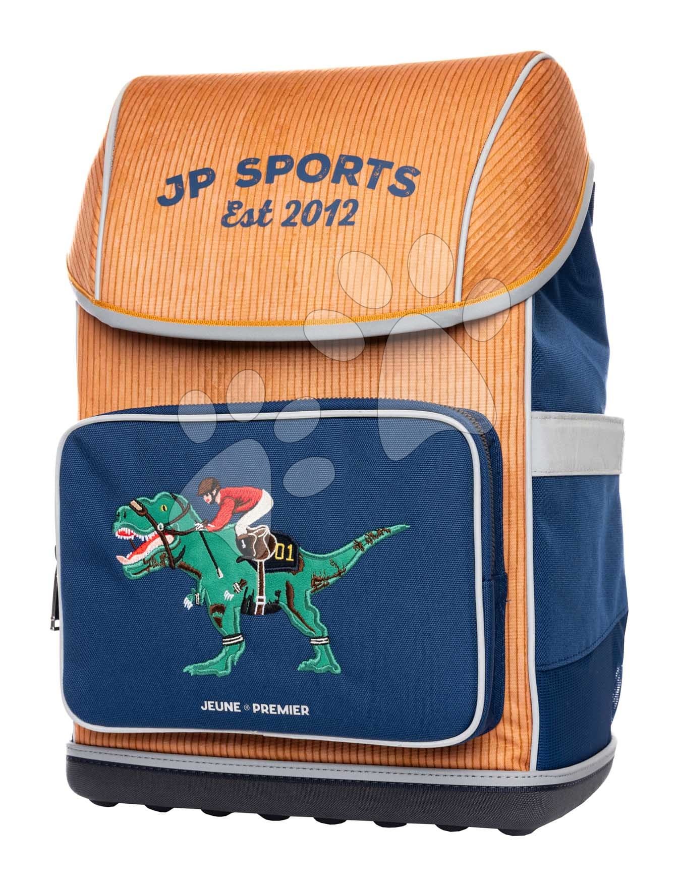 Školský batoh veľký Ergomaxx Polo Dino Jeune Premier ergonomický luxusné prevedenie 41*27 cm