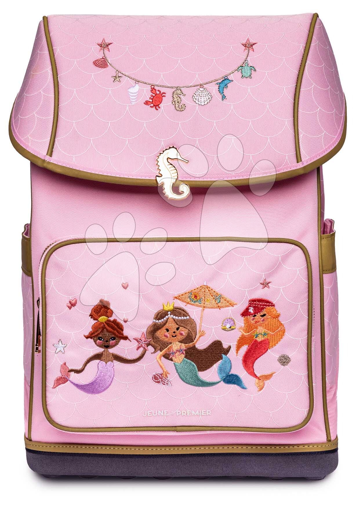 Školský batoh veľký Ergomaxx Mermaids Jeune Premier ergonomický luxusné prevedenie 42*27 cm
