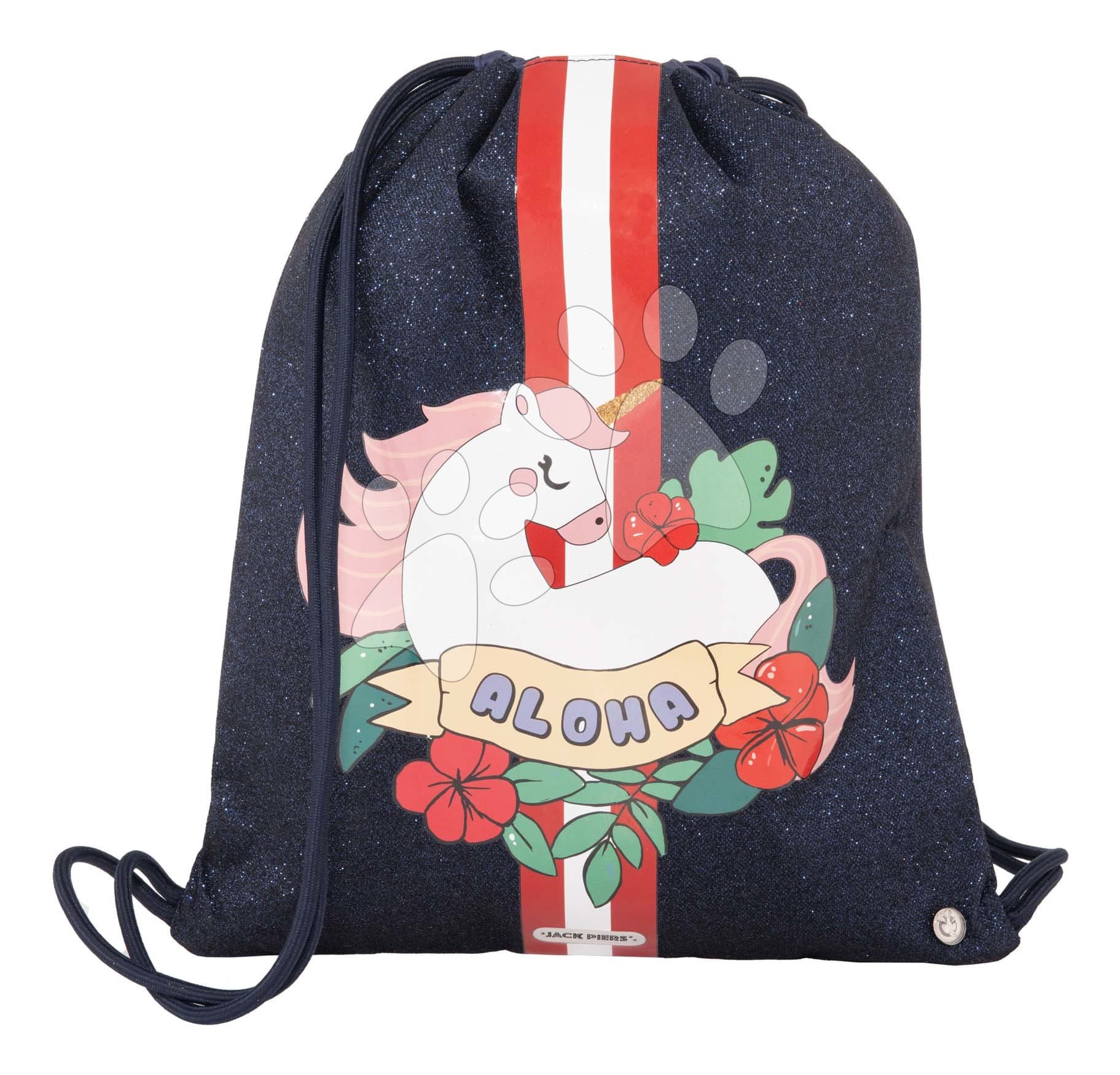 Školský vak na telocvik a prezúvky Gym Bag Aloha Jack Piers ergonomický luxusné prevedenie od 2 rokov 44*36 cm