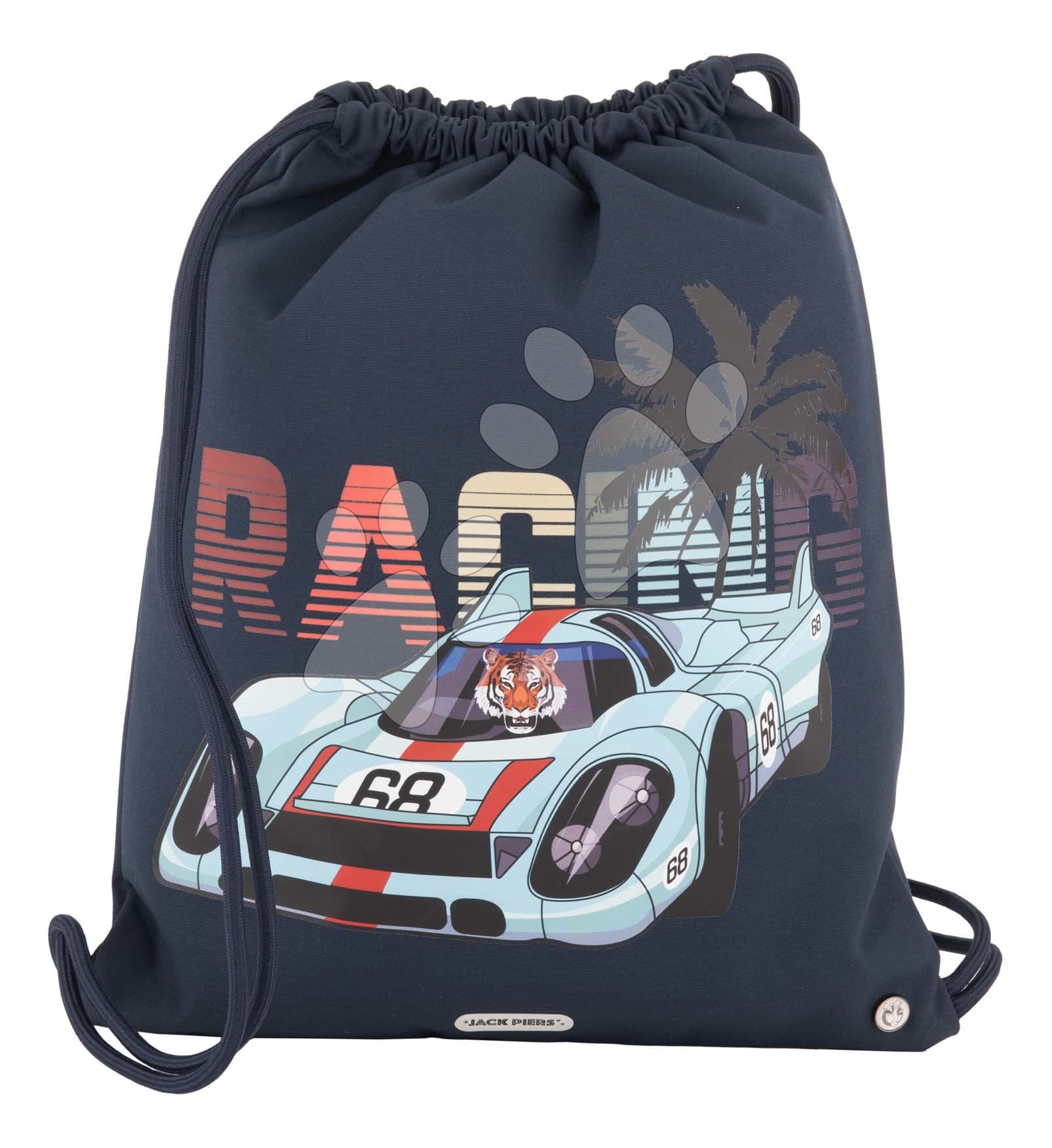Školský vak na telocvik a prezúvky Gym Bag Race Jack Piers ergonomický luxusné prevedenie od 2 rokov 44*36 cm