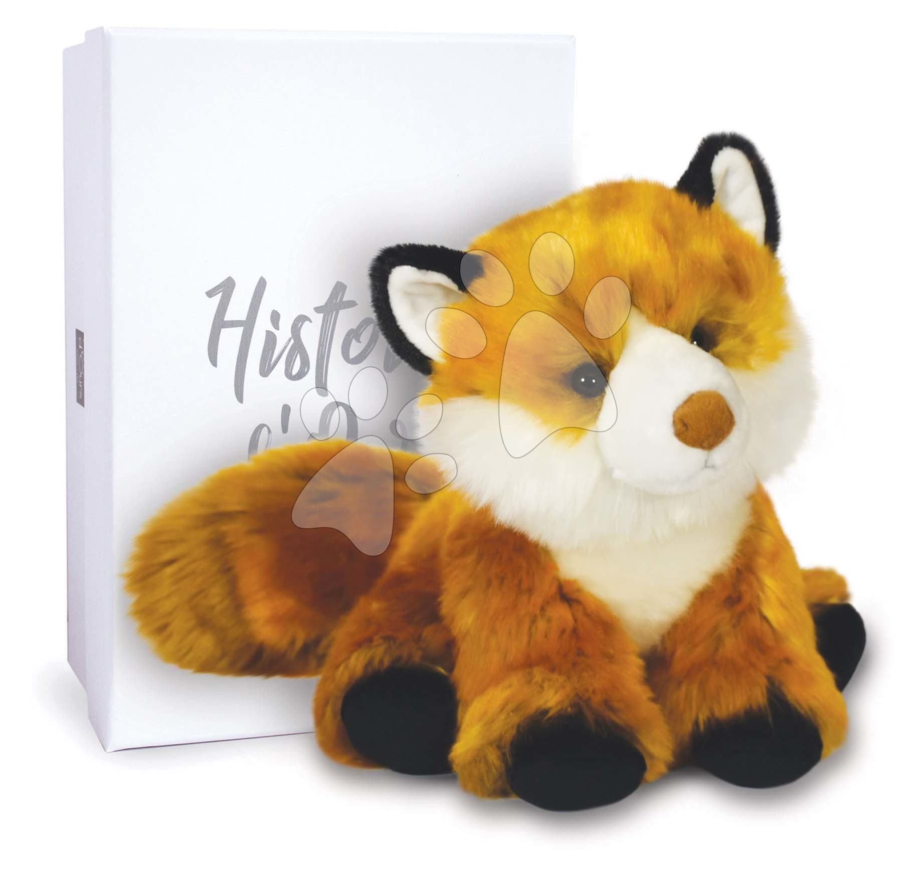 Plyšová líška Gus the Fox Histoire d’ Ours oranžová 28 cm v darčekovom balení od 0 mes 1