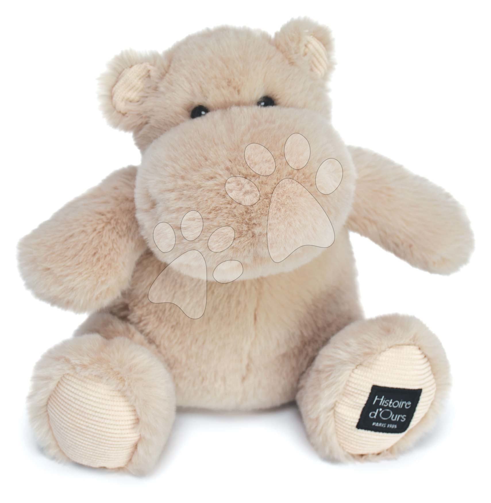 Plyšový hroch Hip' Cool Hippo Cocooning Histoire d’ Ours béžový 25 cm od 0 mes 1