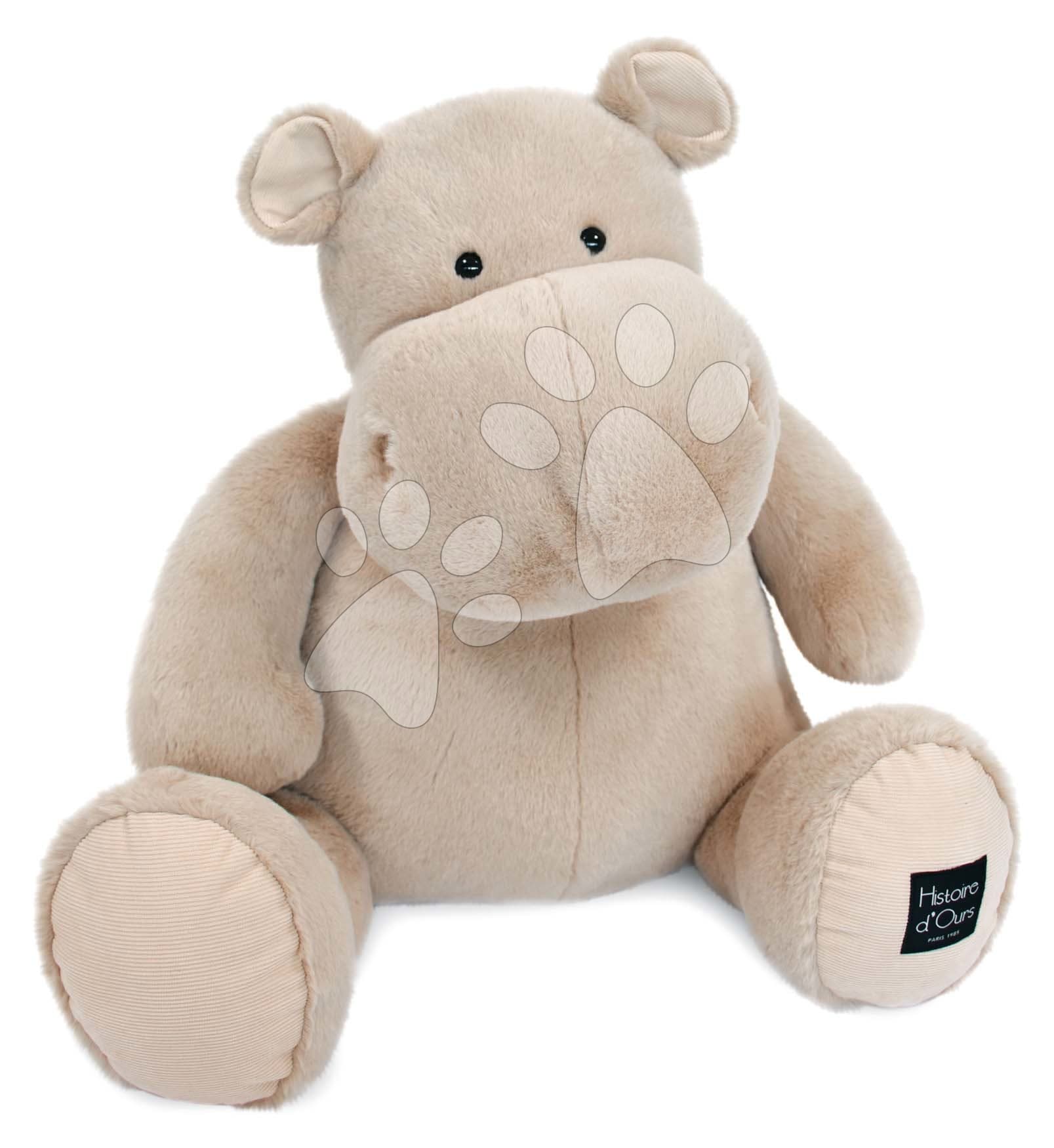 Plyšový hroch Hip' Cool Hippo Cocooning Histoire d’ Ours béžový 85 cm od 0 mes